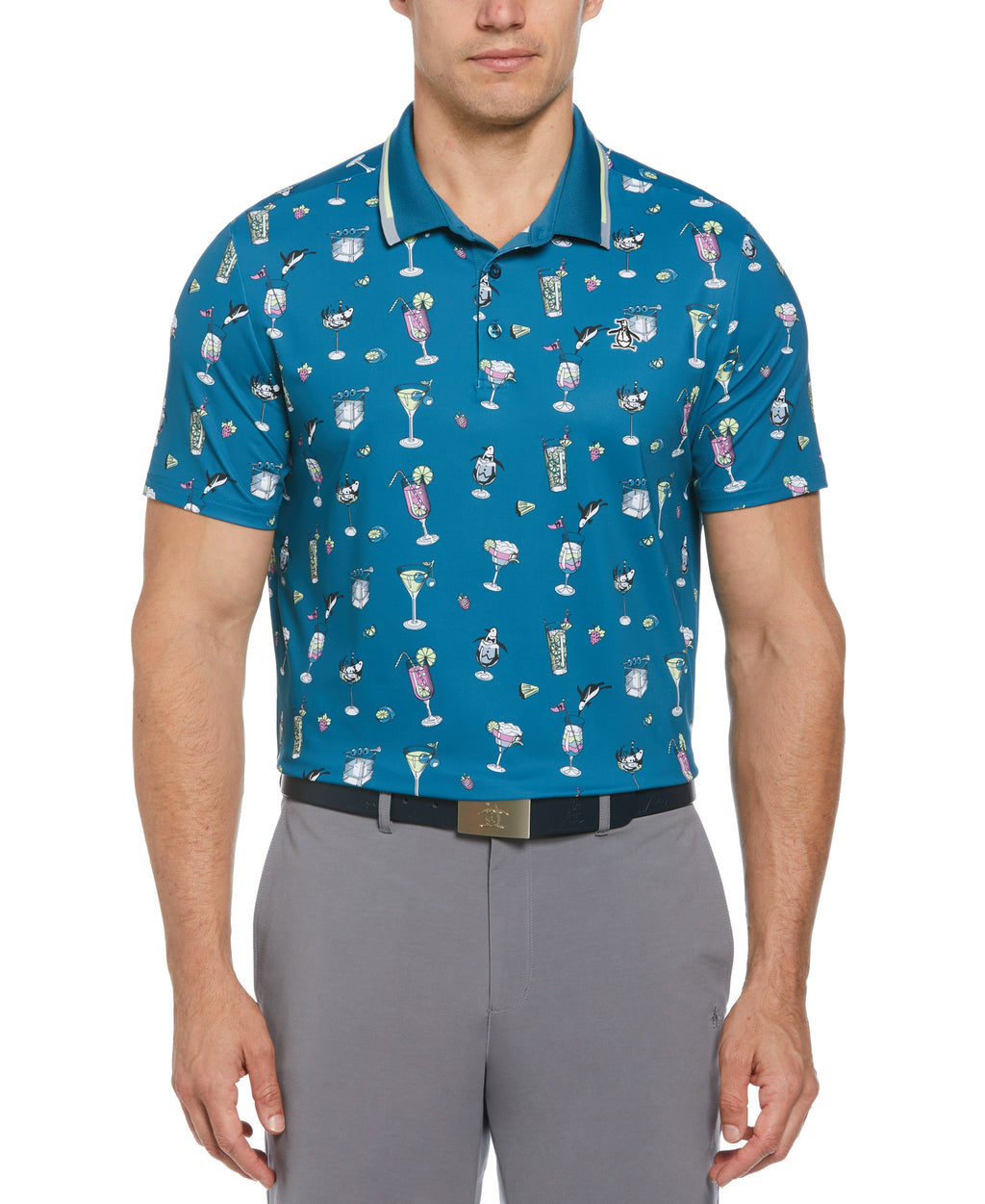19th Hole Print Golf Polo