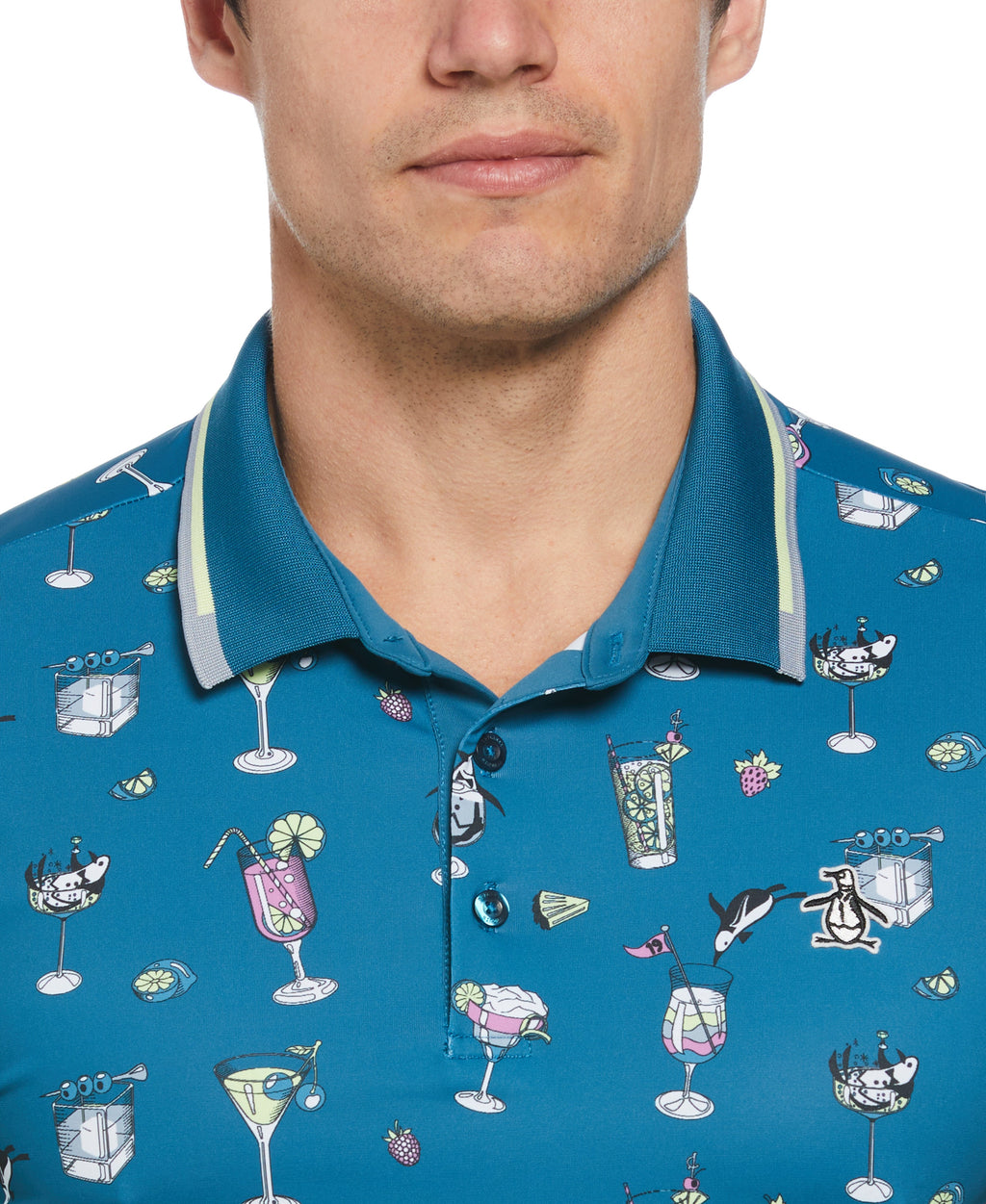 19th Hole Print Golf Polo