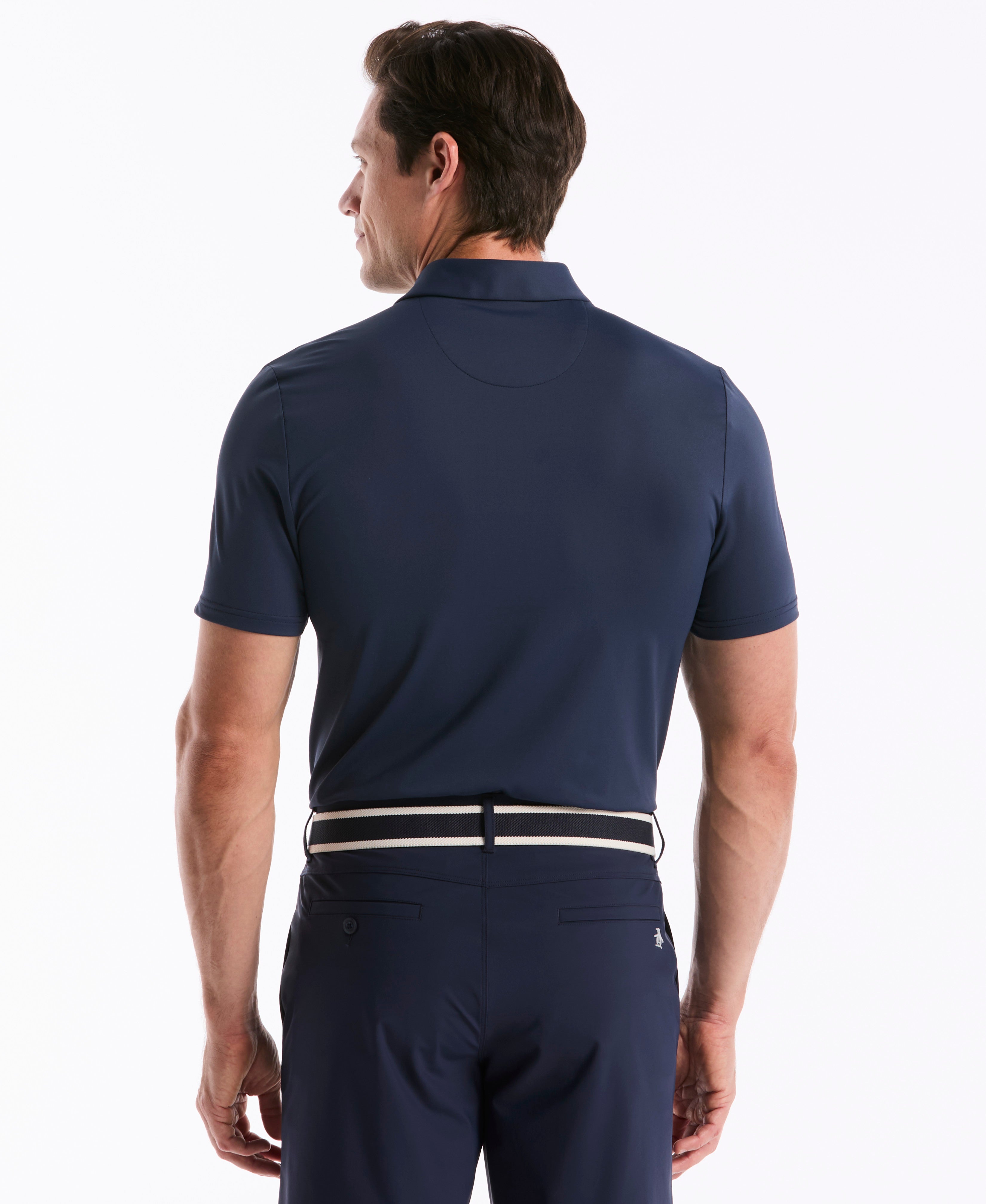 50's Block Madras Plaid Golf Polo