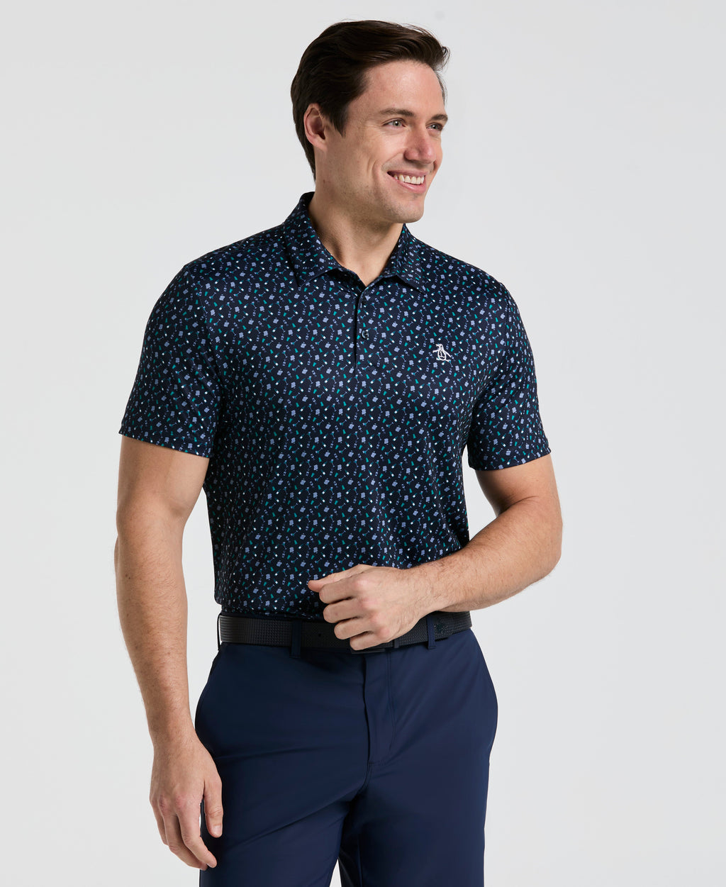 Augusta Menu Print Golf Polo