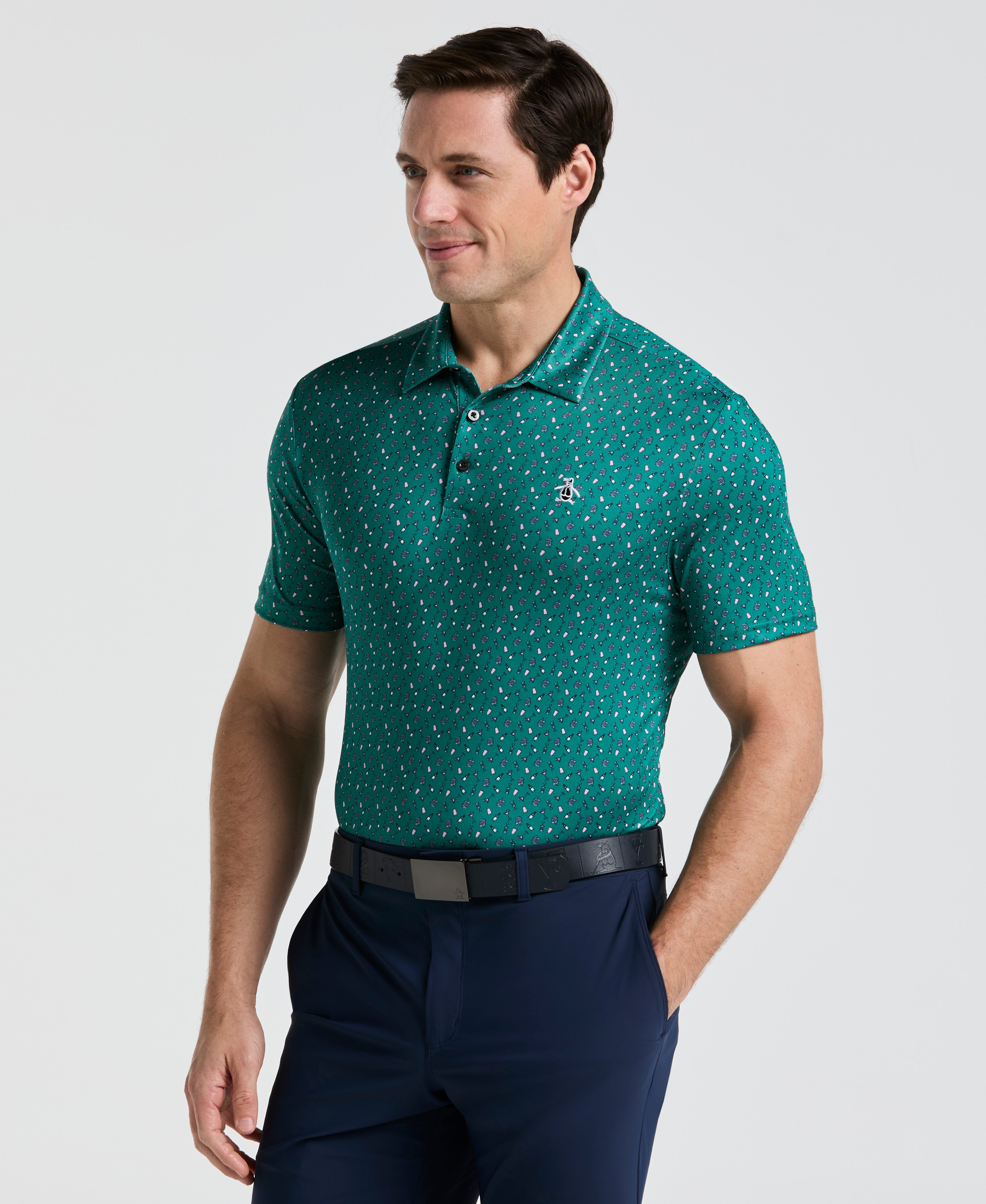 Augusta Menu Print Golf Polo