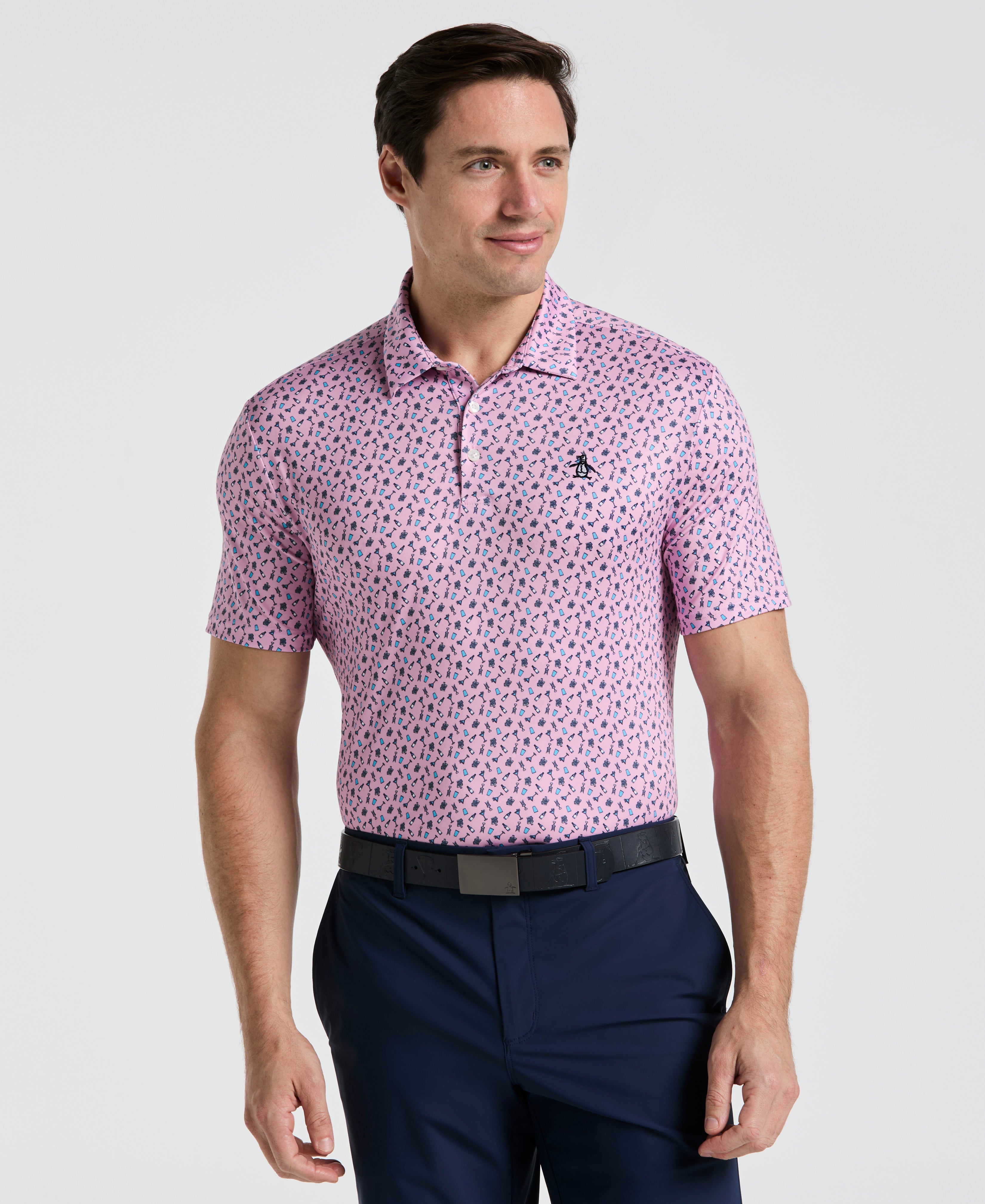 Augusta Menu Print Golf Polo