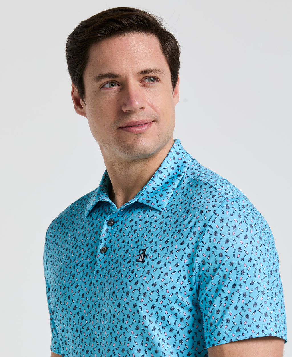 Augusta Menu Print Golf Polo