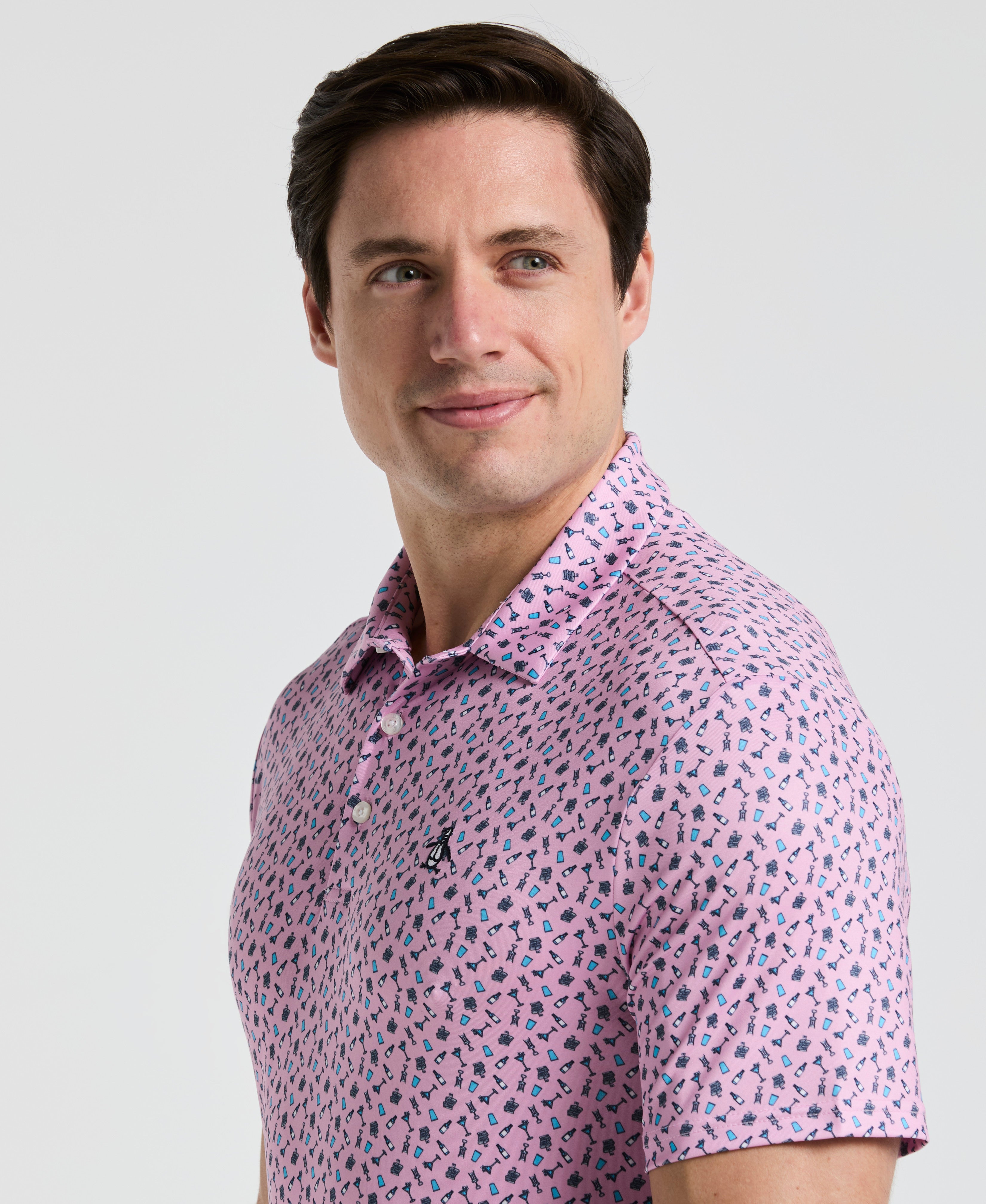 Augusta Menu Print Golf Polo