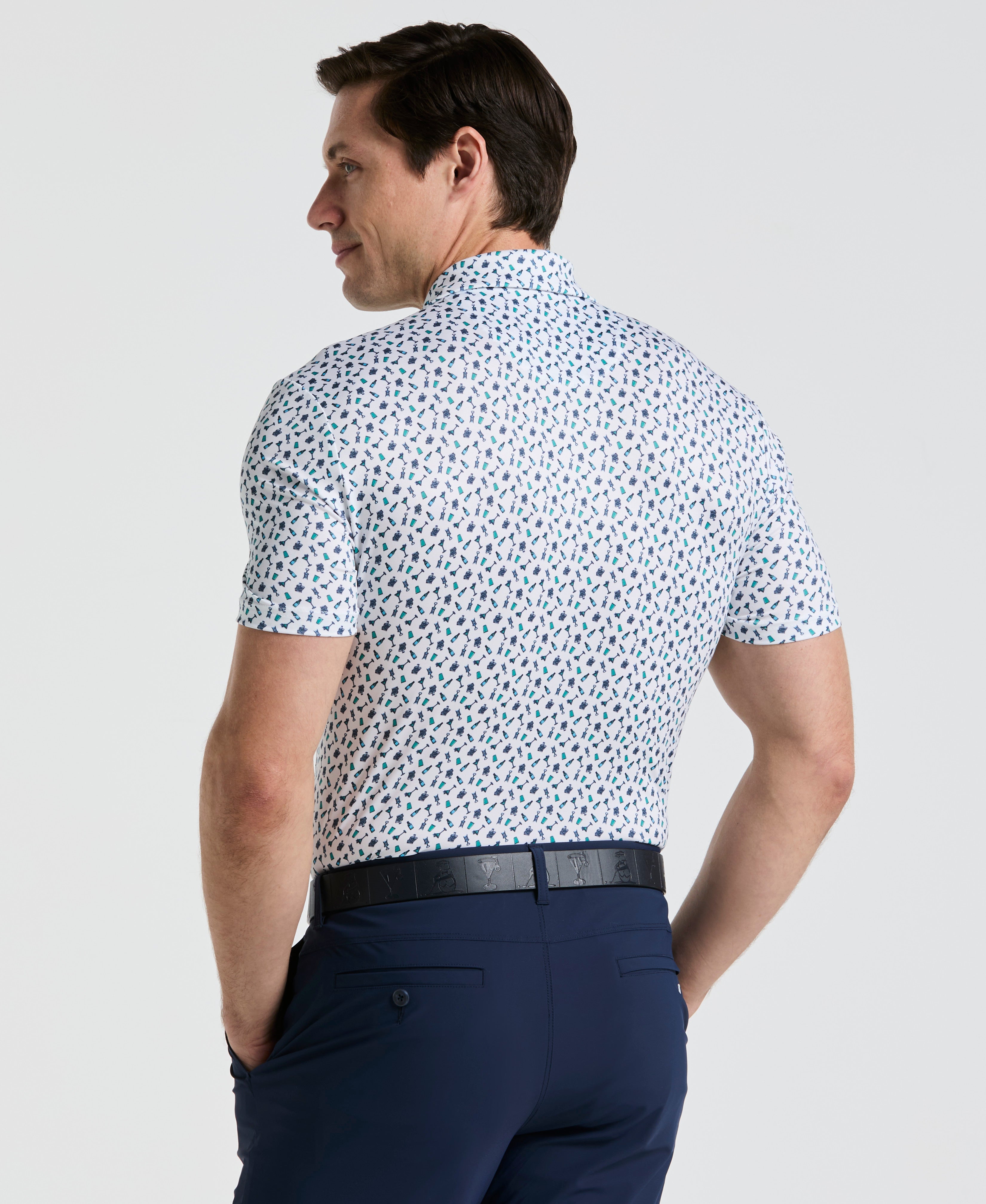 Augusta Menu Print Golf Polo