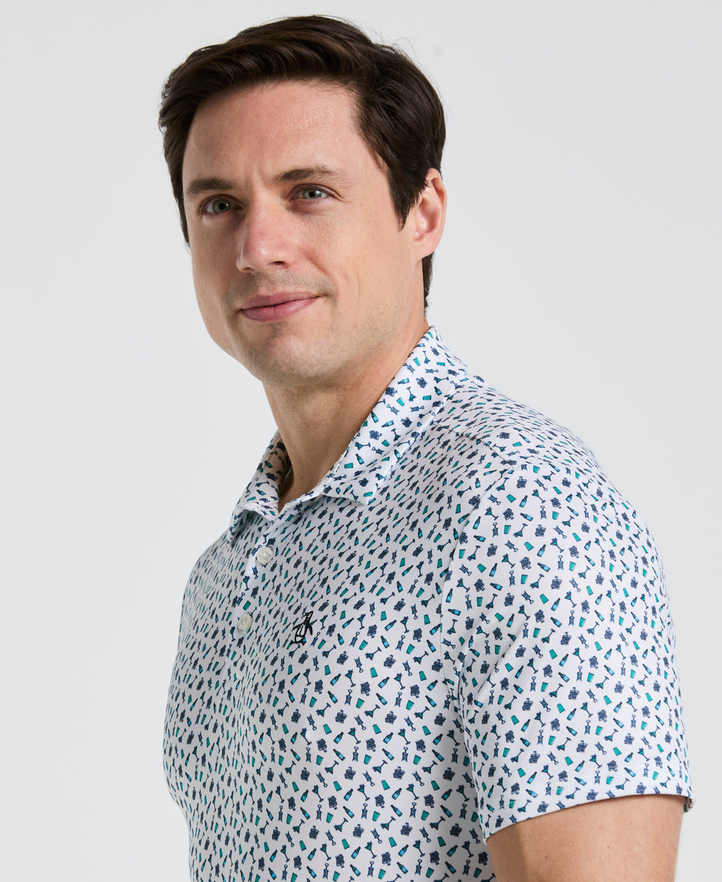 Augusta Menu Print Golf Polo