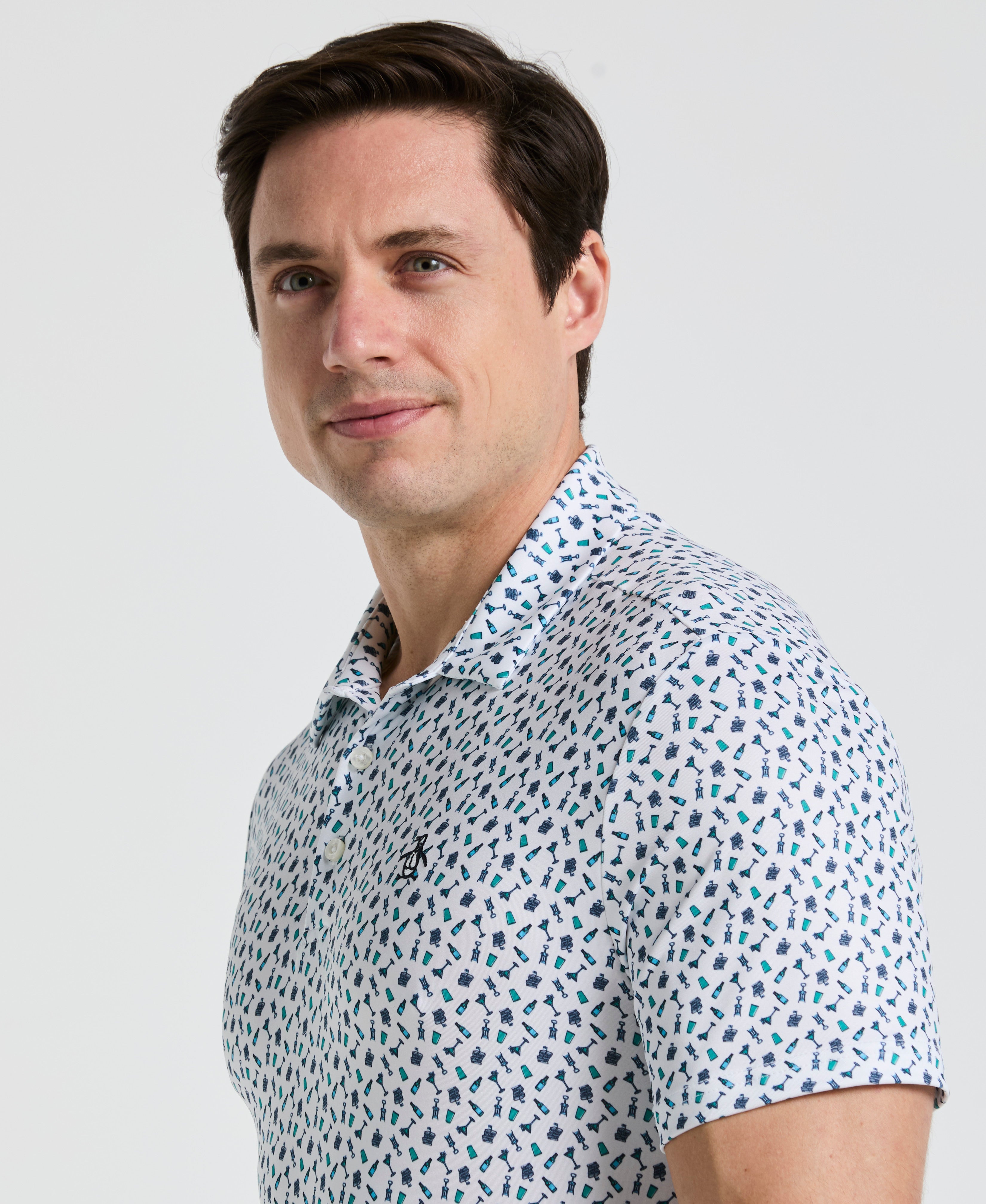 Augusta Menu Print Golf Polo