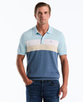 Chest Stripe Sweater Polo