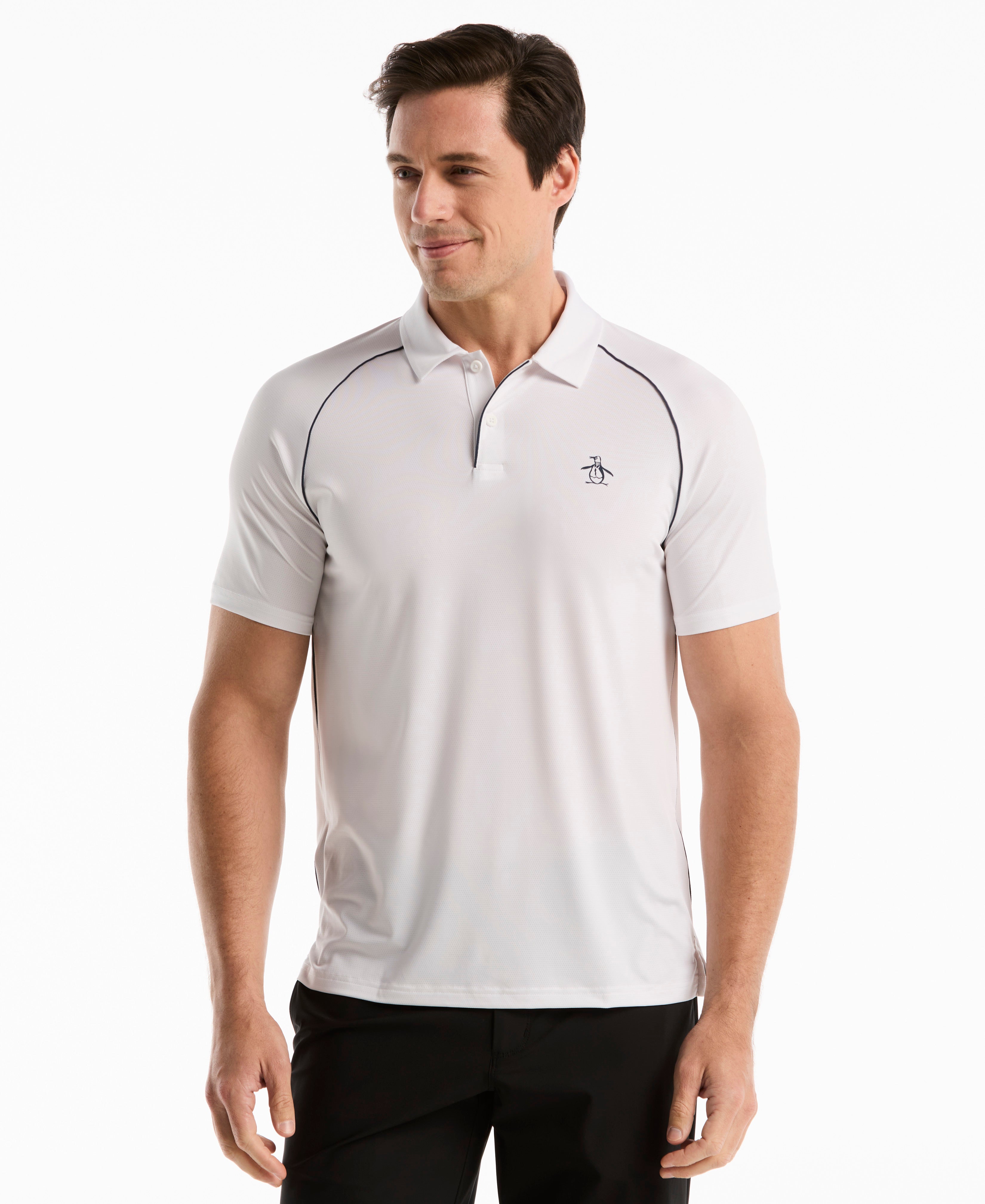 Core Performance Piped Tennis Polo