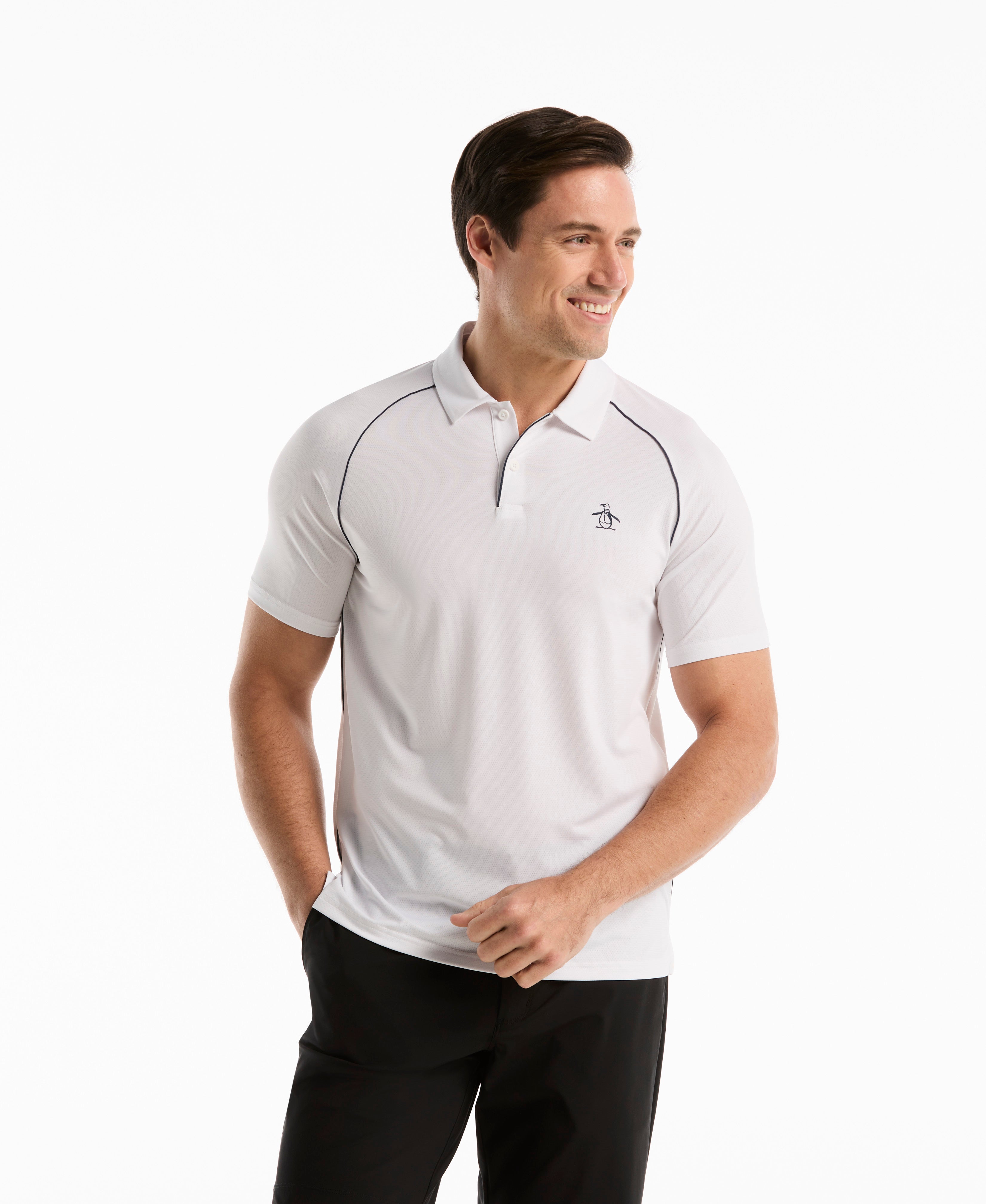 Core Performance Piped Tennis Polo