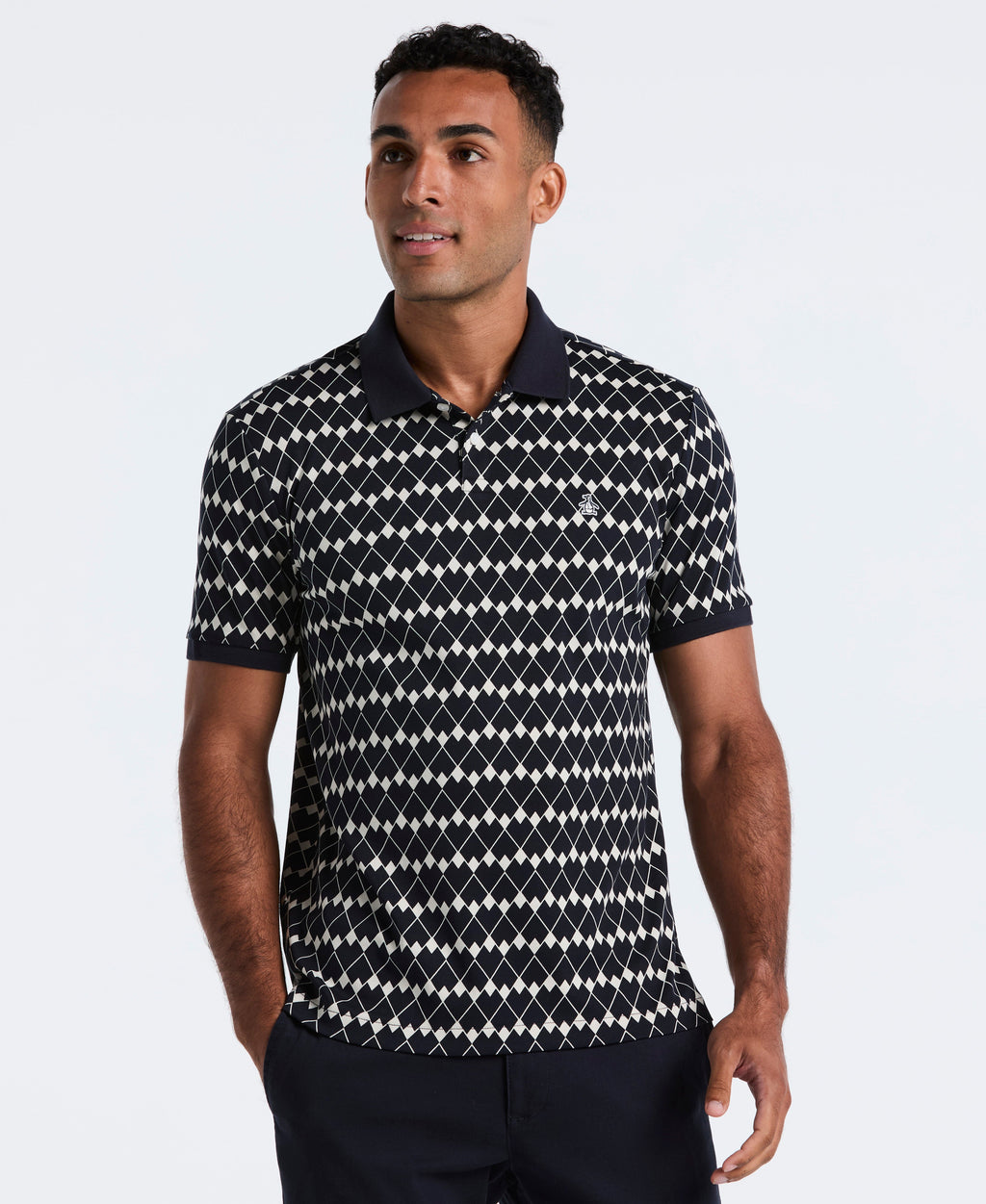 Cotton Flags Print Polo