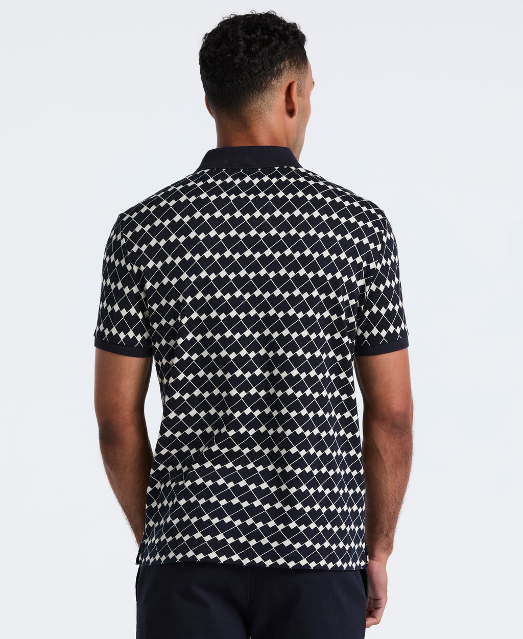 Cotton Flags Print Polo