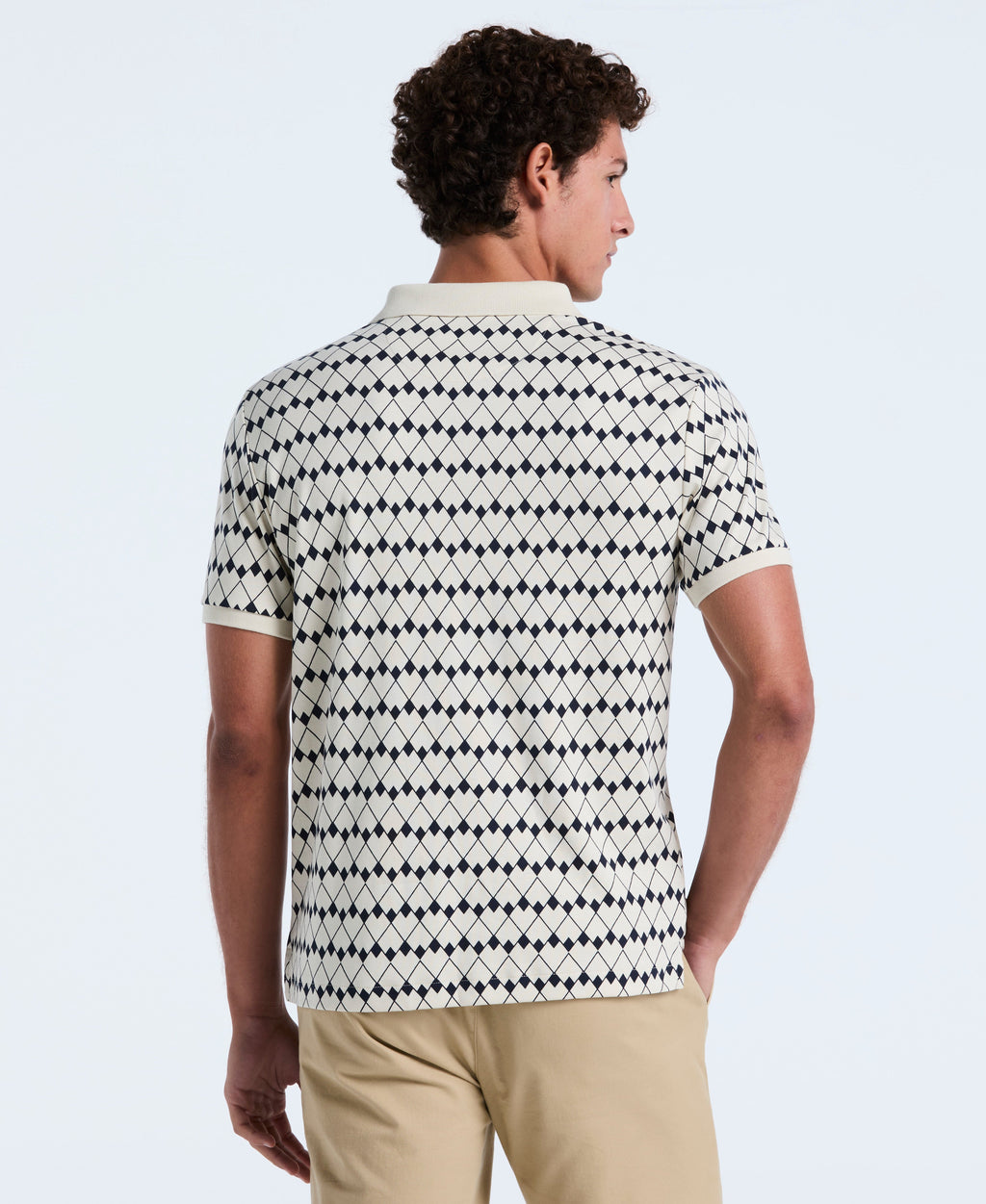 Cotton Flags Print Polo