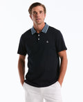 Cotton Interlock Novelty Stripe Polo