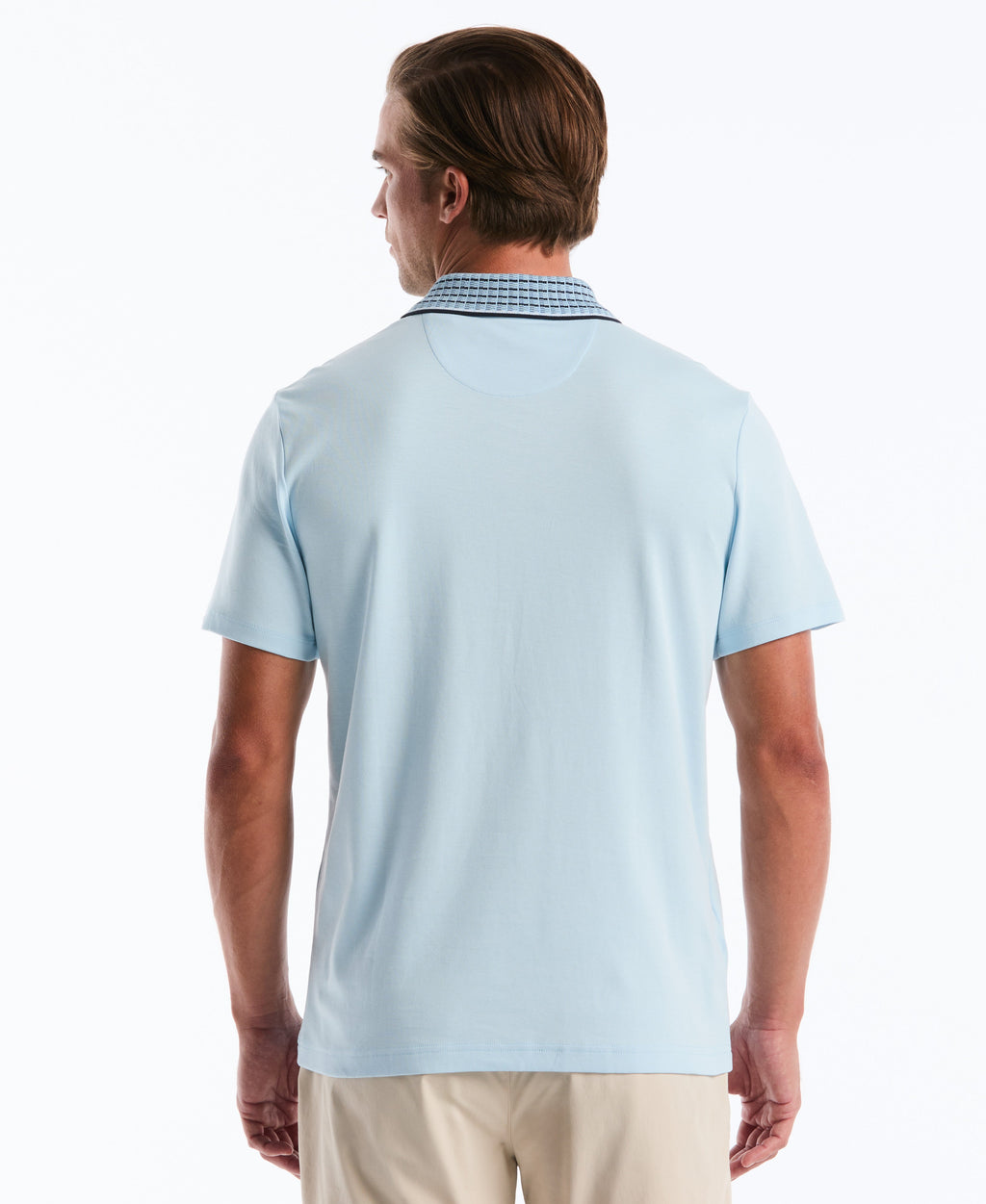 Cotton Interlock Novelty Stripe Polo