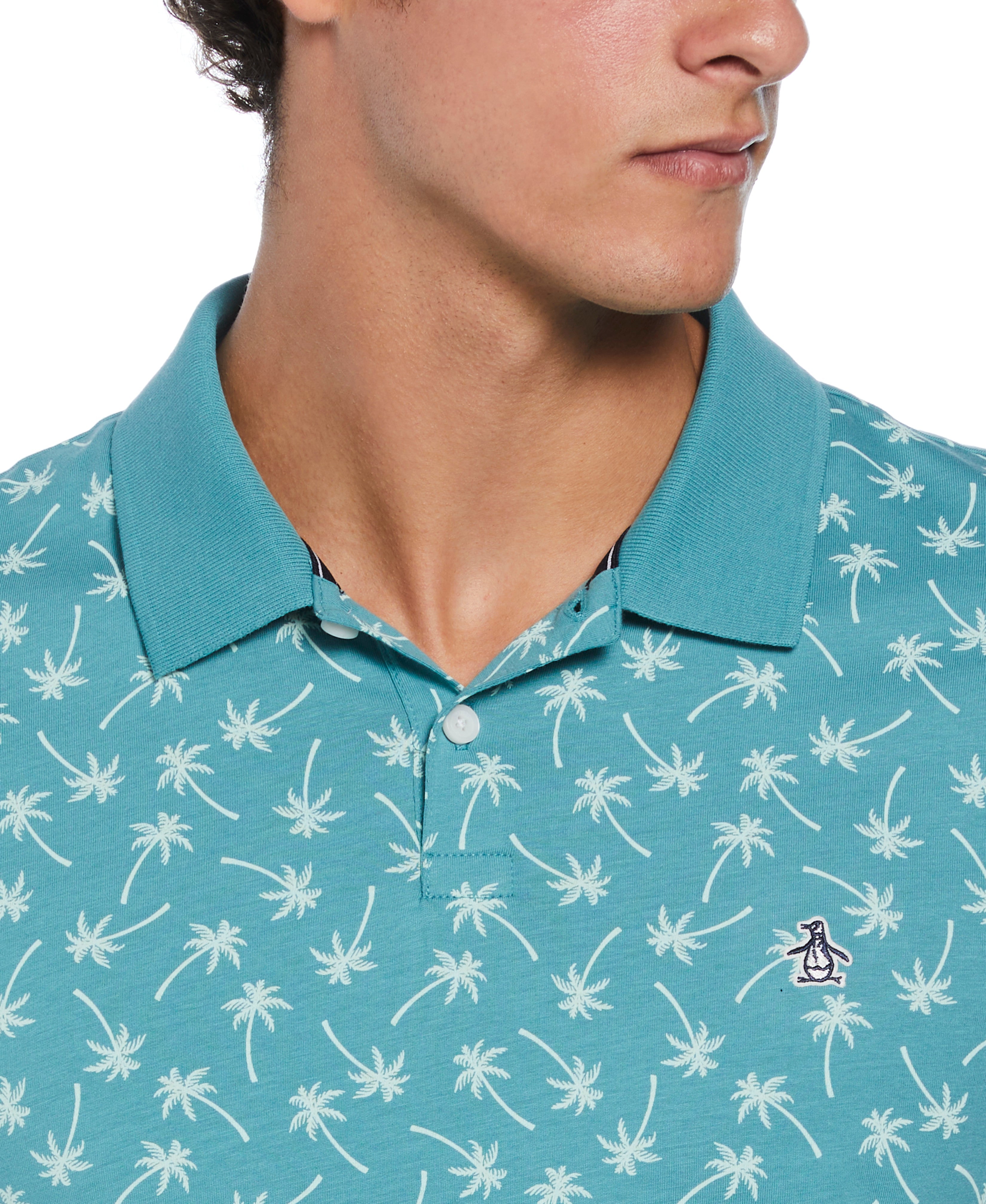 Cotton Jersey Palm Polo