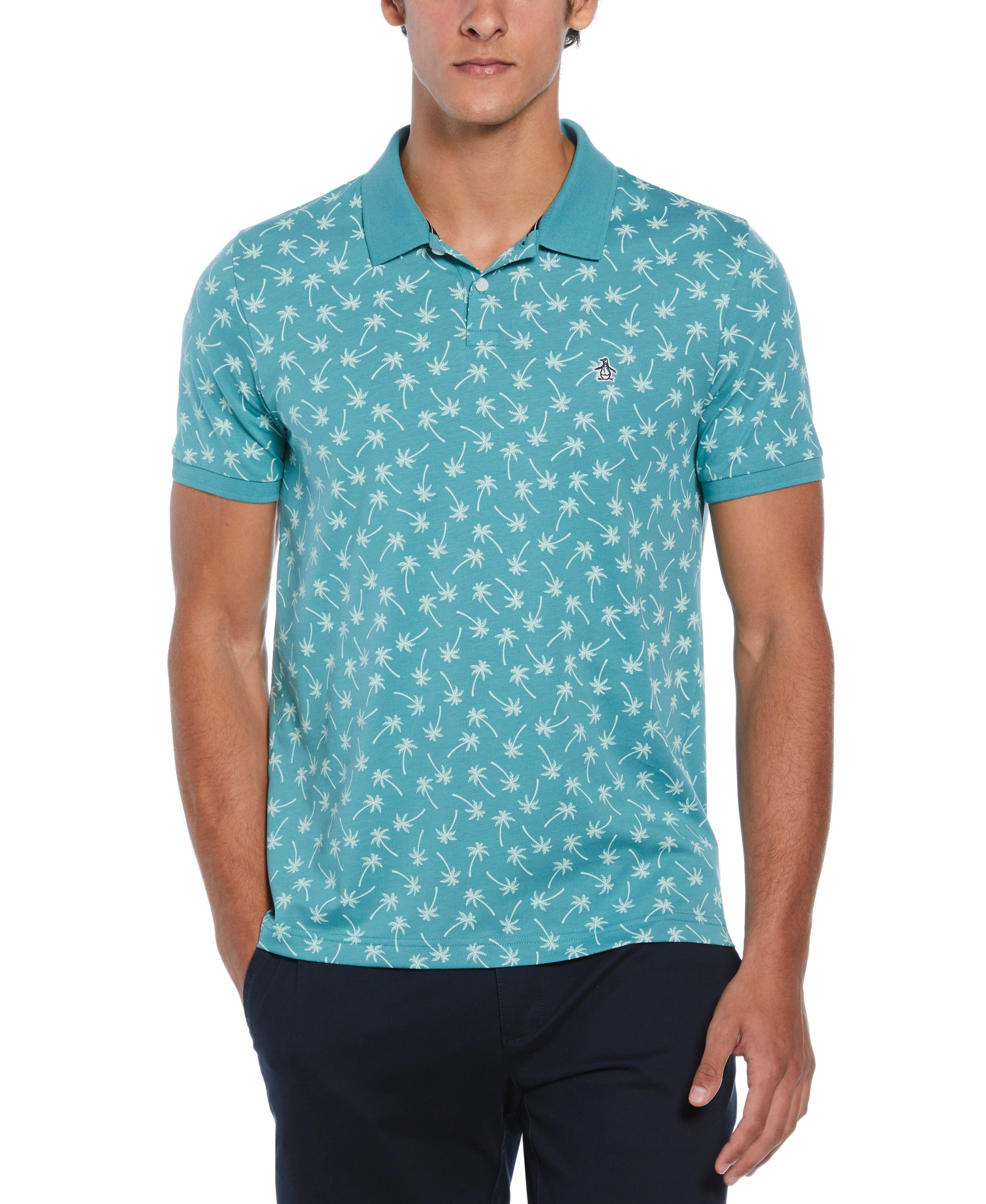 Cotton Jersey Palm Polo