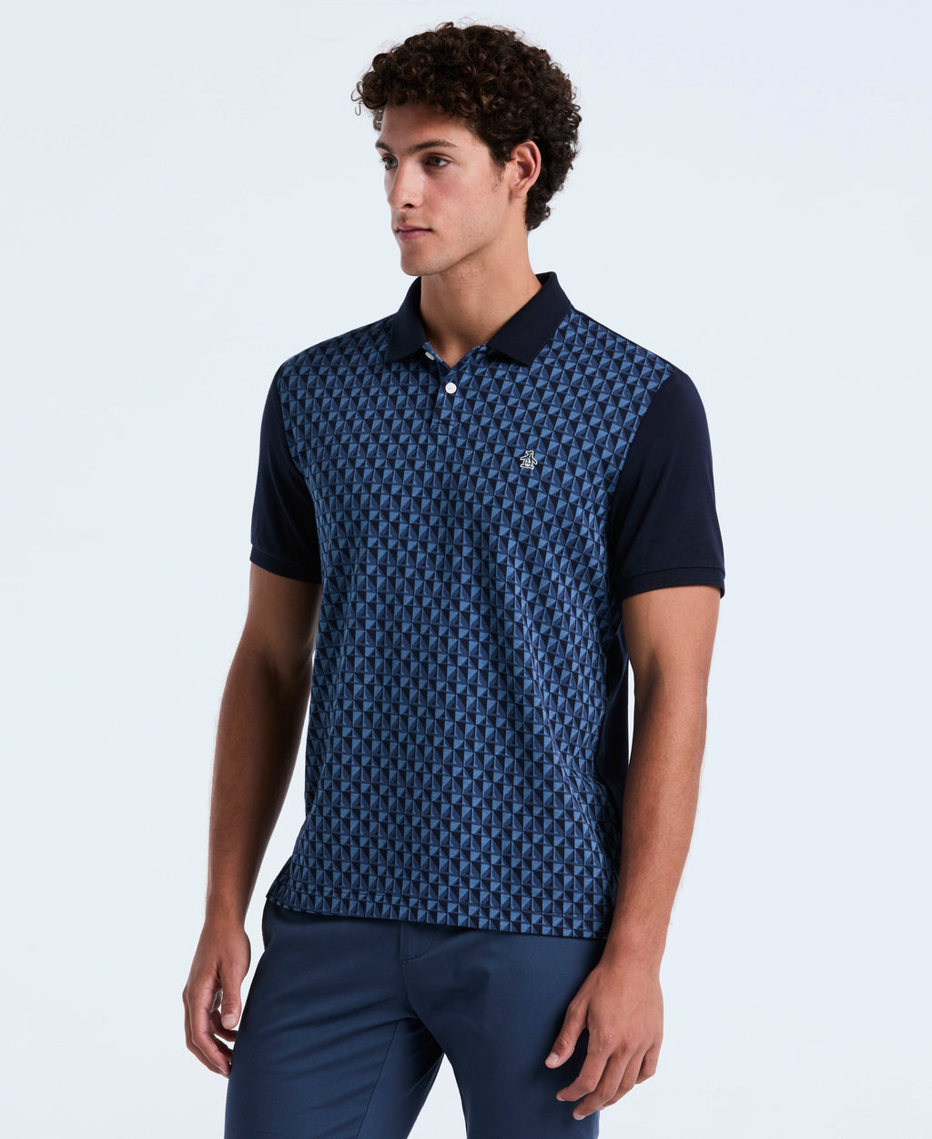 Cotton Martini Print Polo