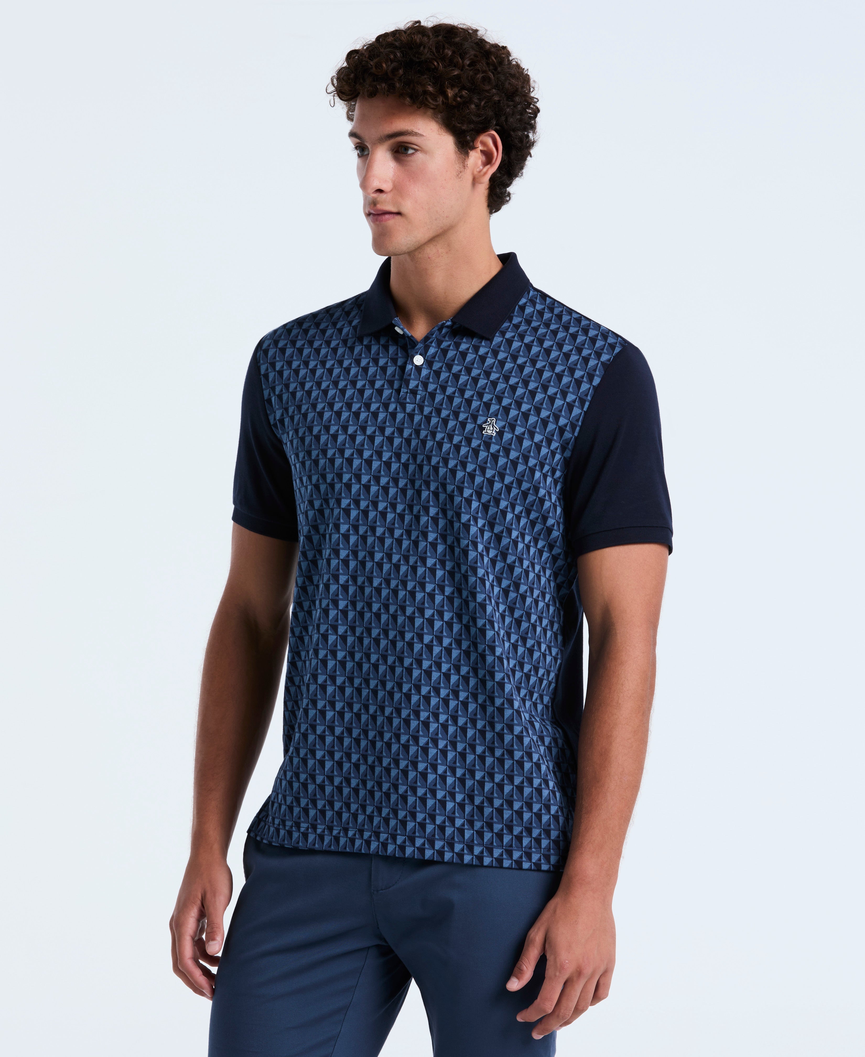 Cotton Martini Print Polo