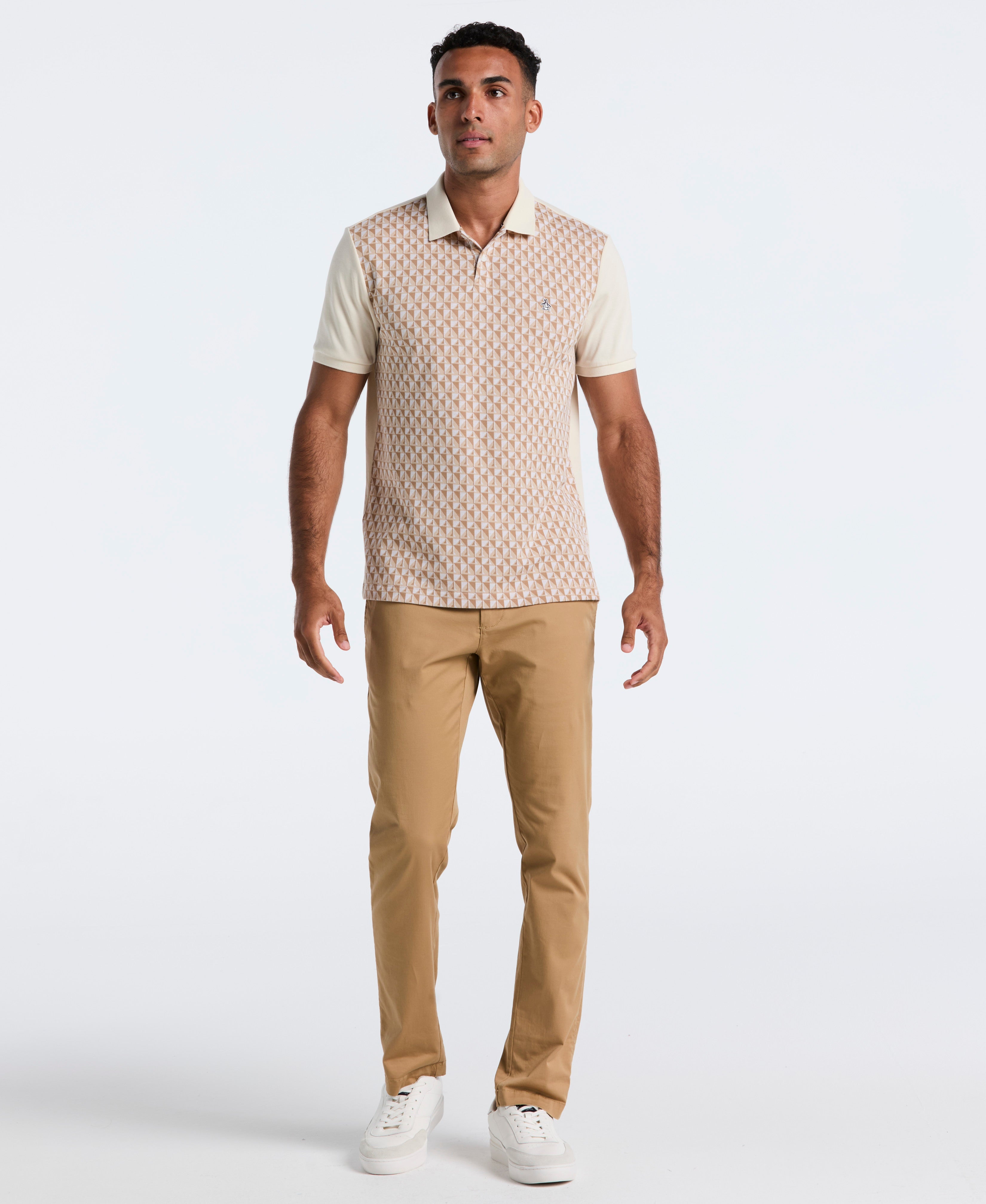 Cotton Martini Print Polo