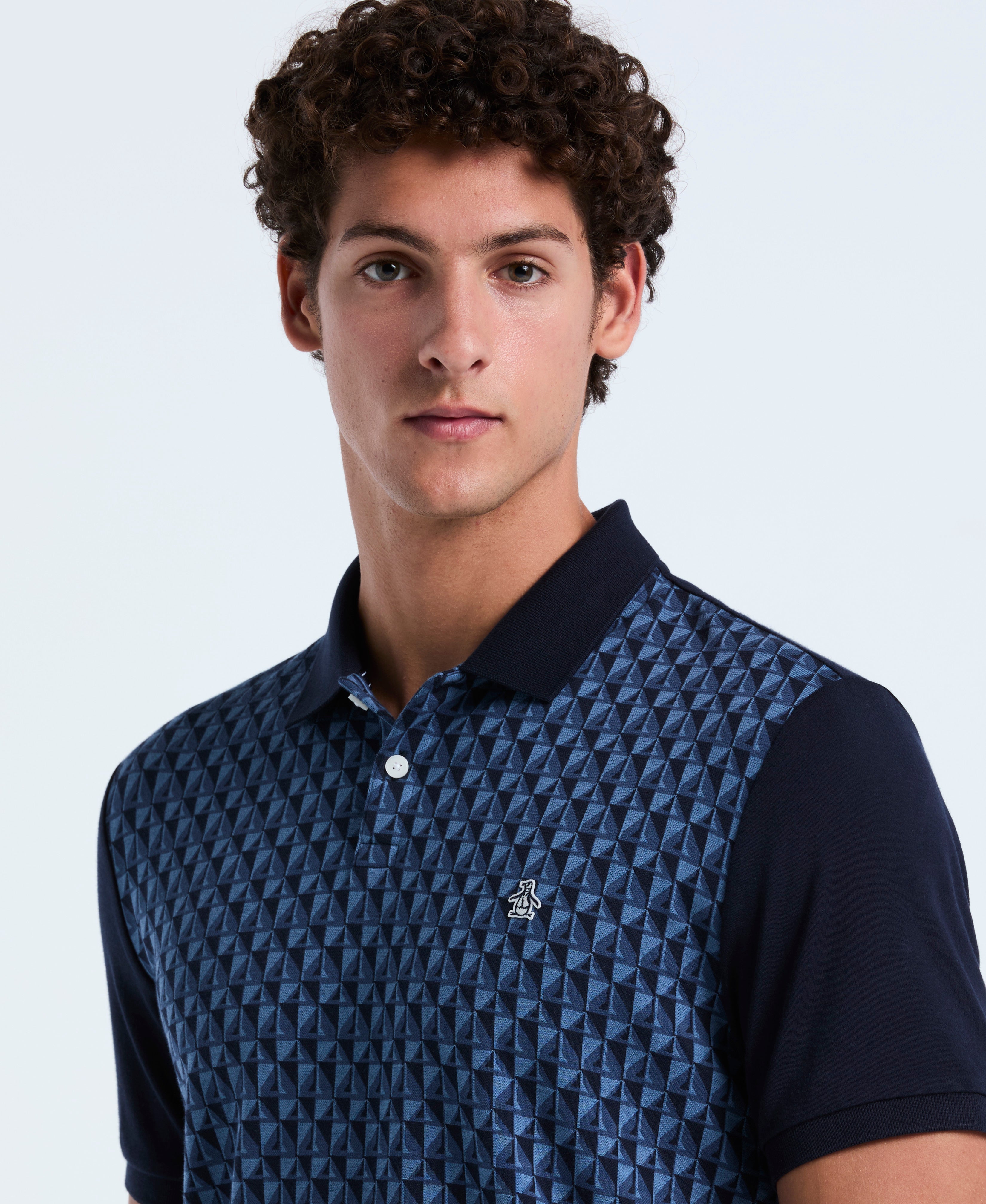 Cotton Martini Print Polo