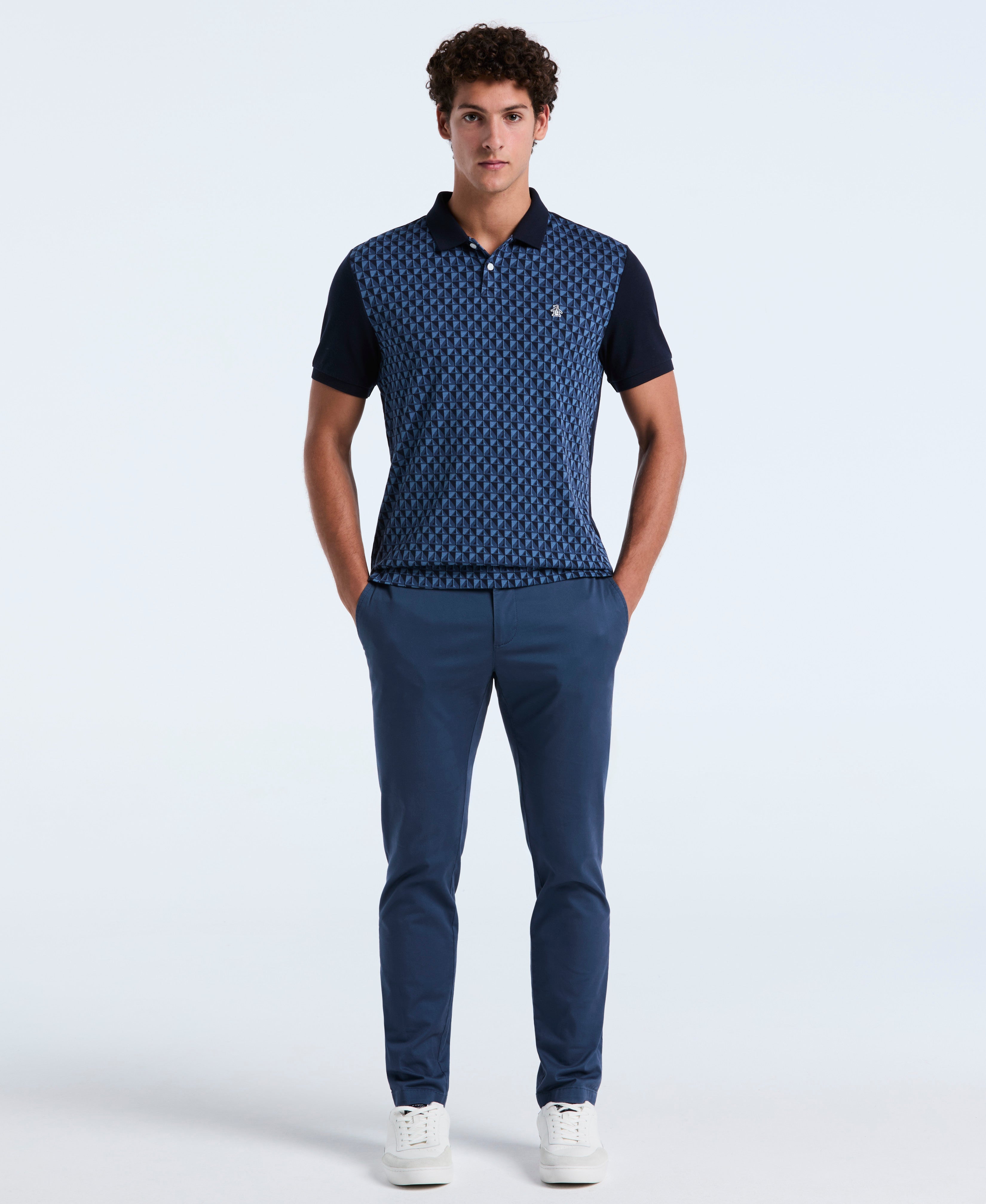 Cotton Martini Print Polo