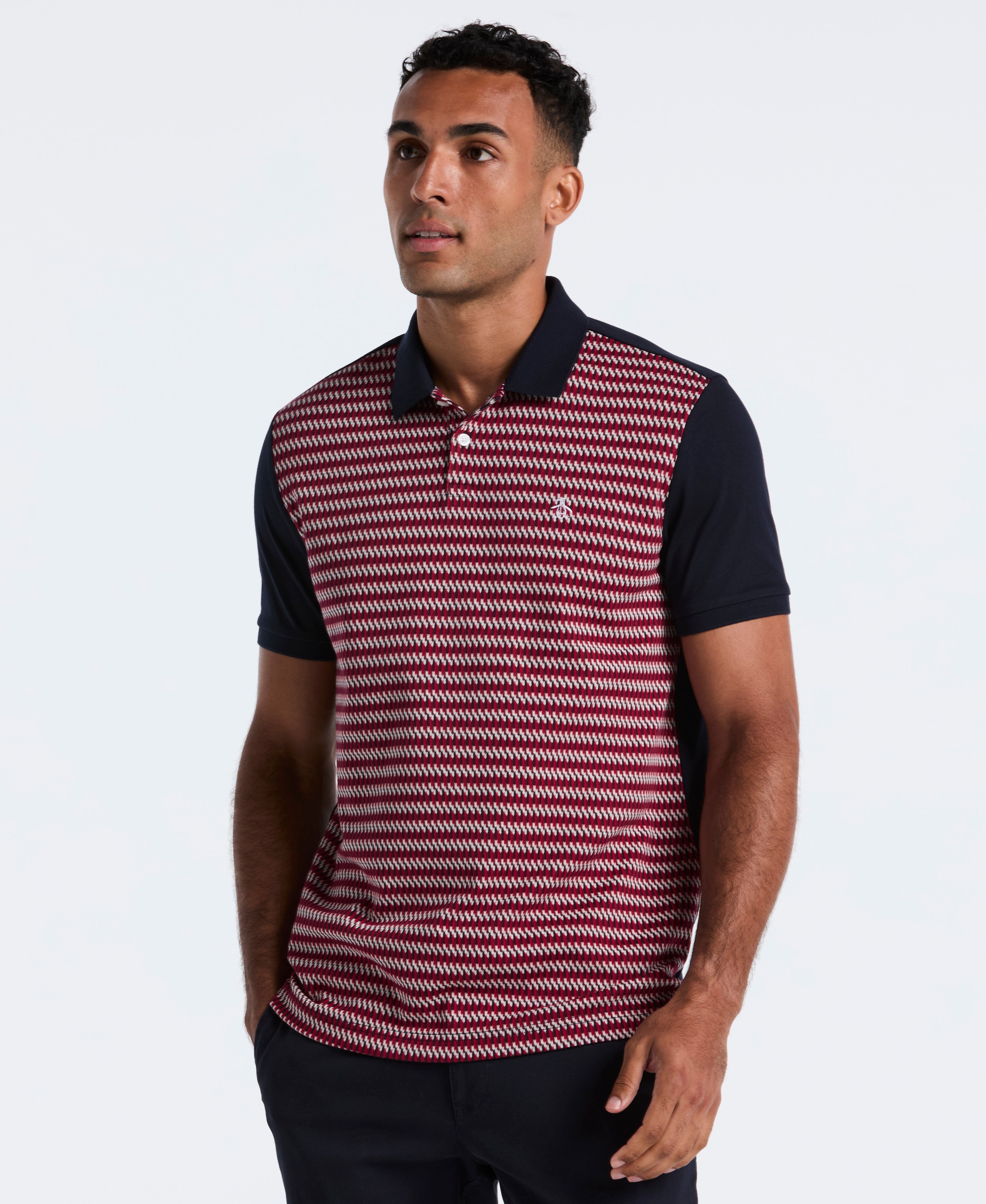 Cotton Zig Zag Polo