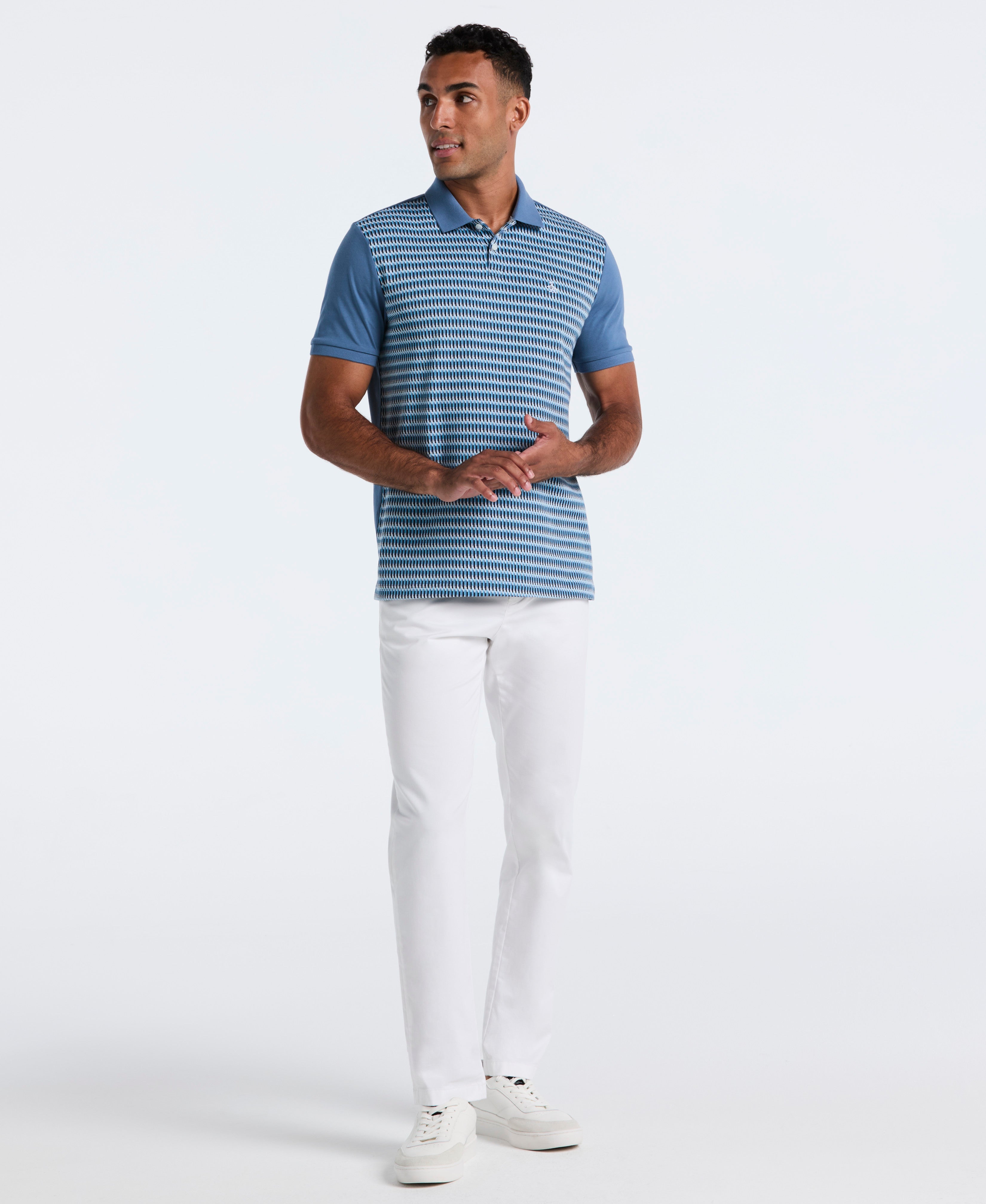 Cotton Zig Zag Polo