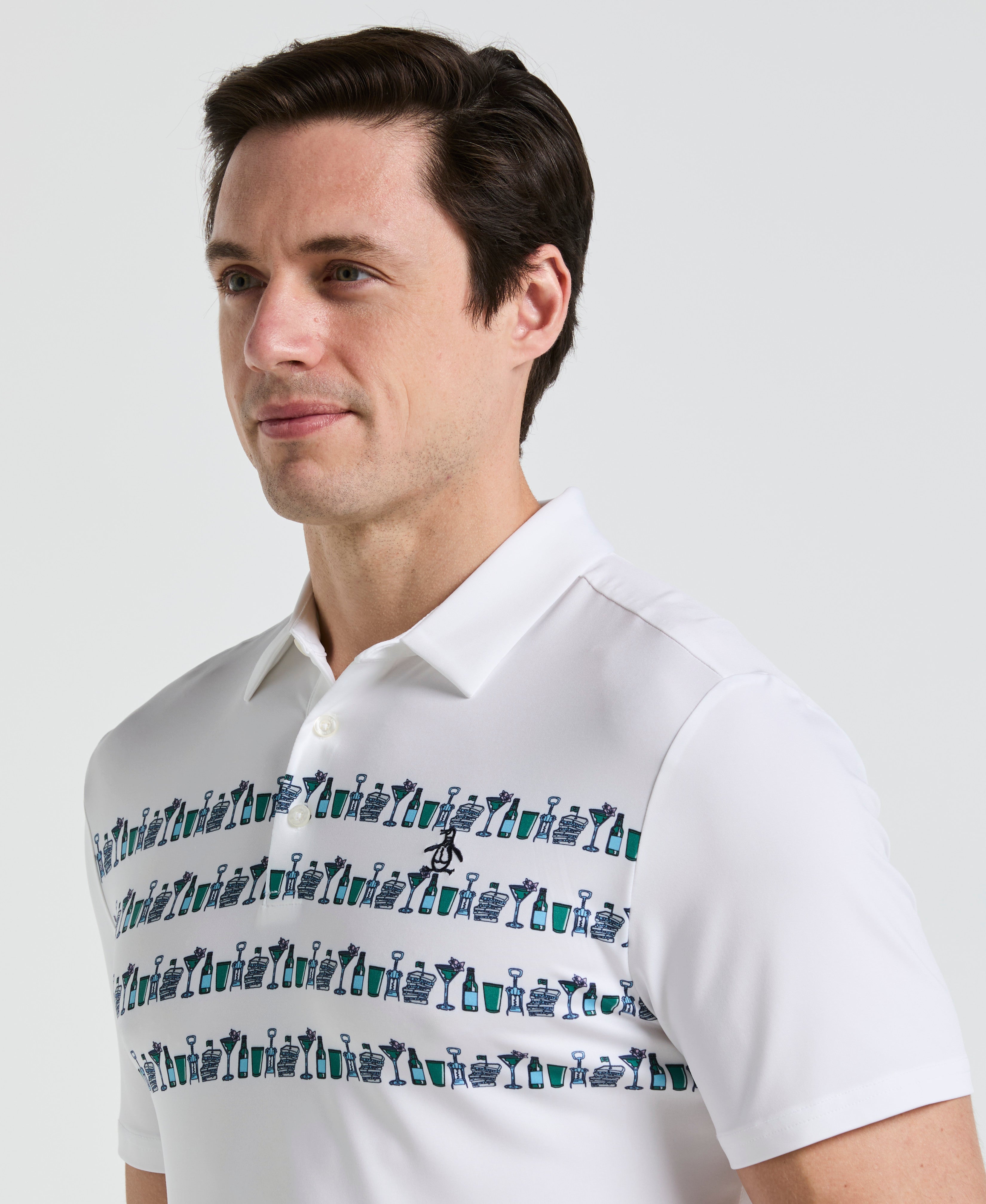 Engineered Cocktail Novelty Golf Polo