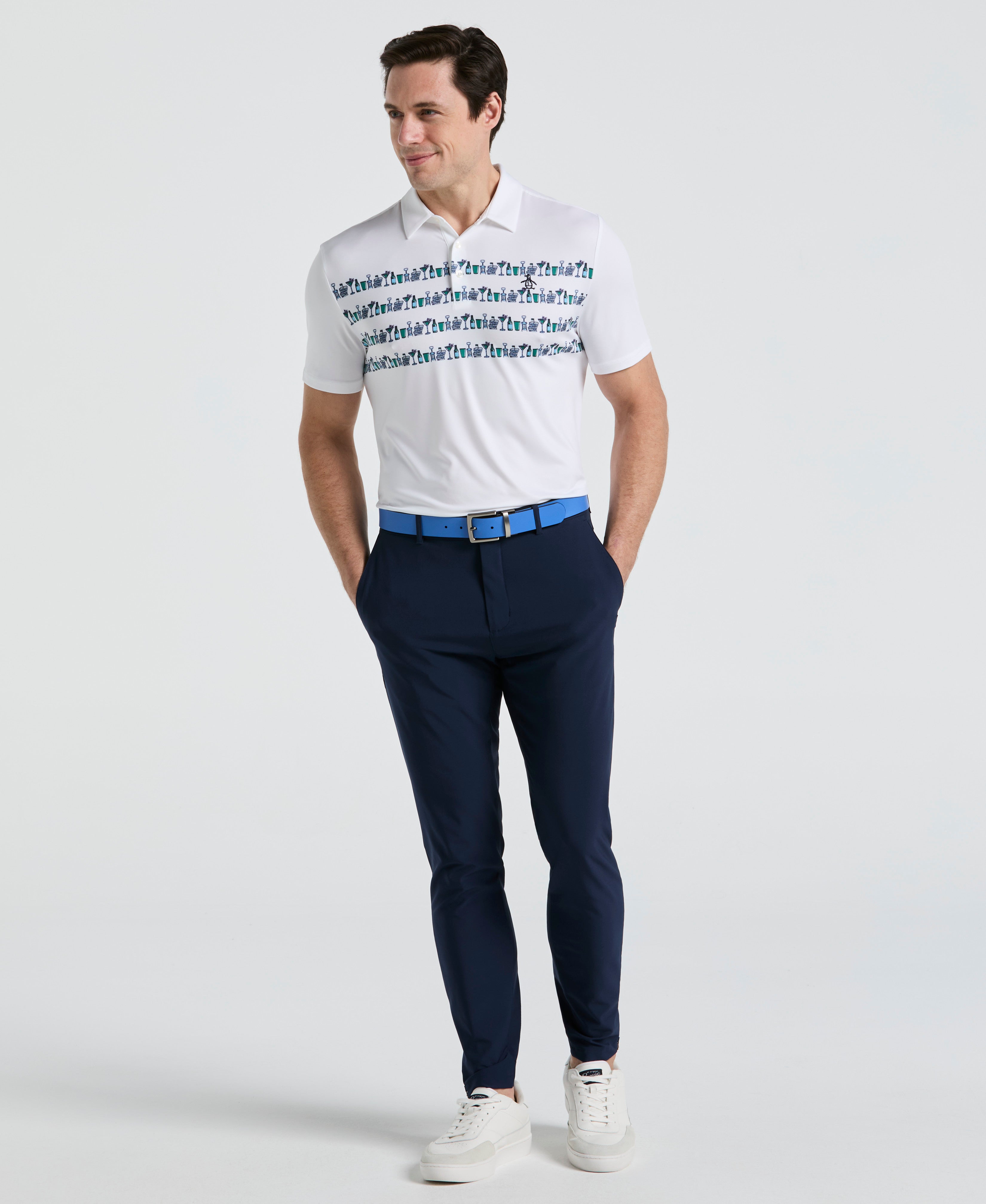 Engineered Cocktail Novelty Golf Polo