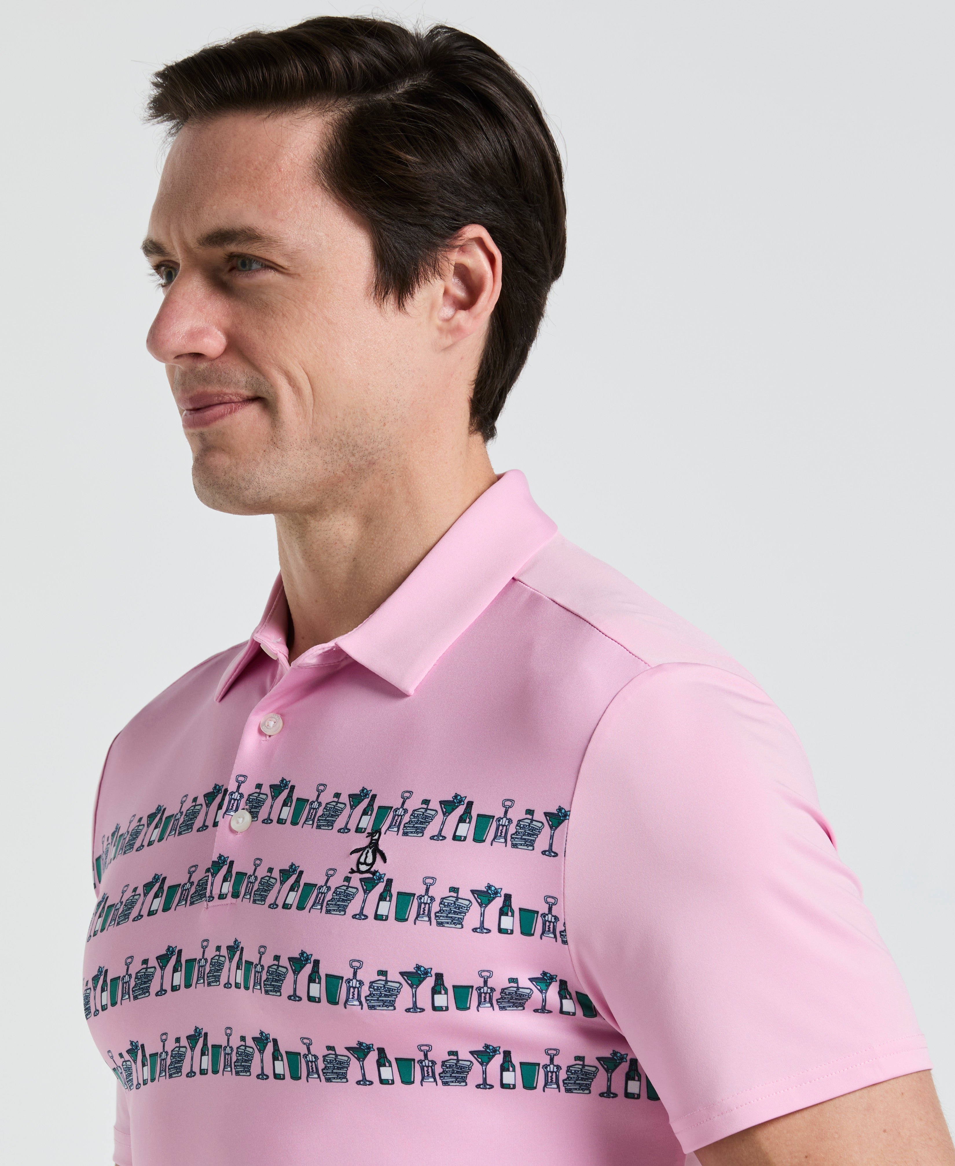 Engineered Cocktail Novelty Golf Polo