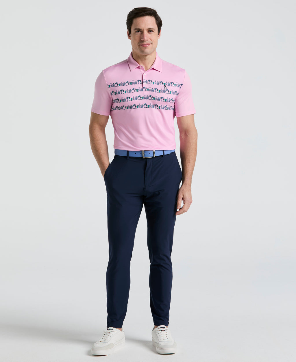 Engineered Cocktail Novelty Golf Polo