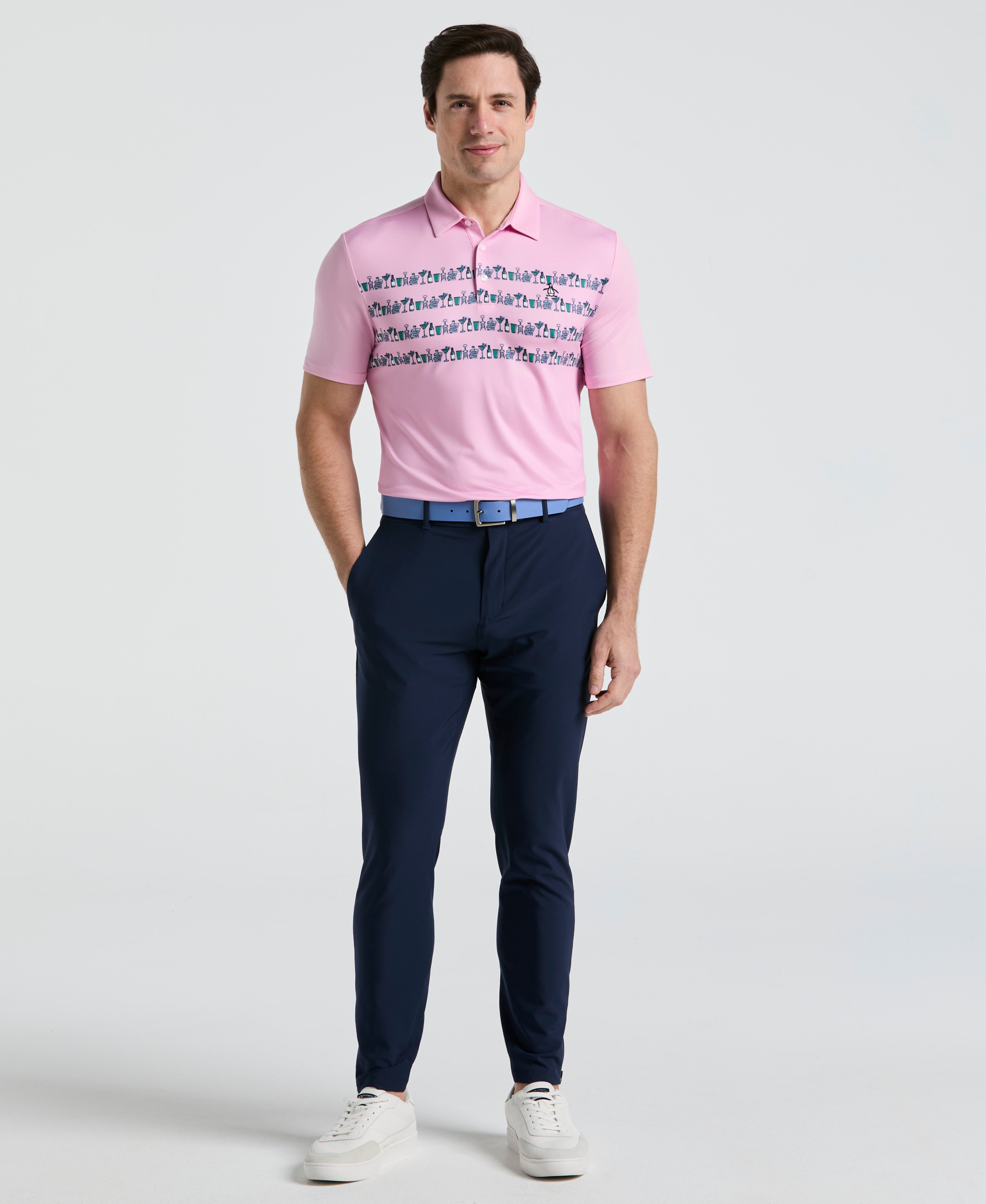 Engineered Cocktail Novelty Golf Polo