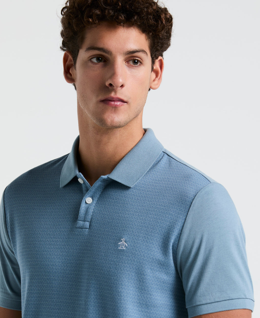 Jacquard Geo Line Polo