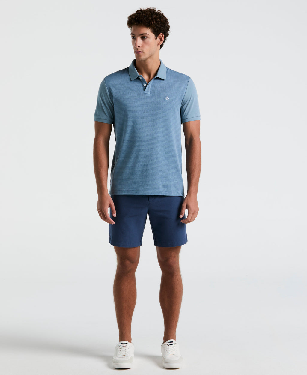 Jacquard Geo Line Polo
