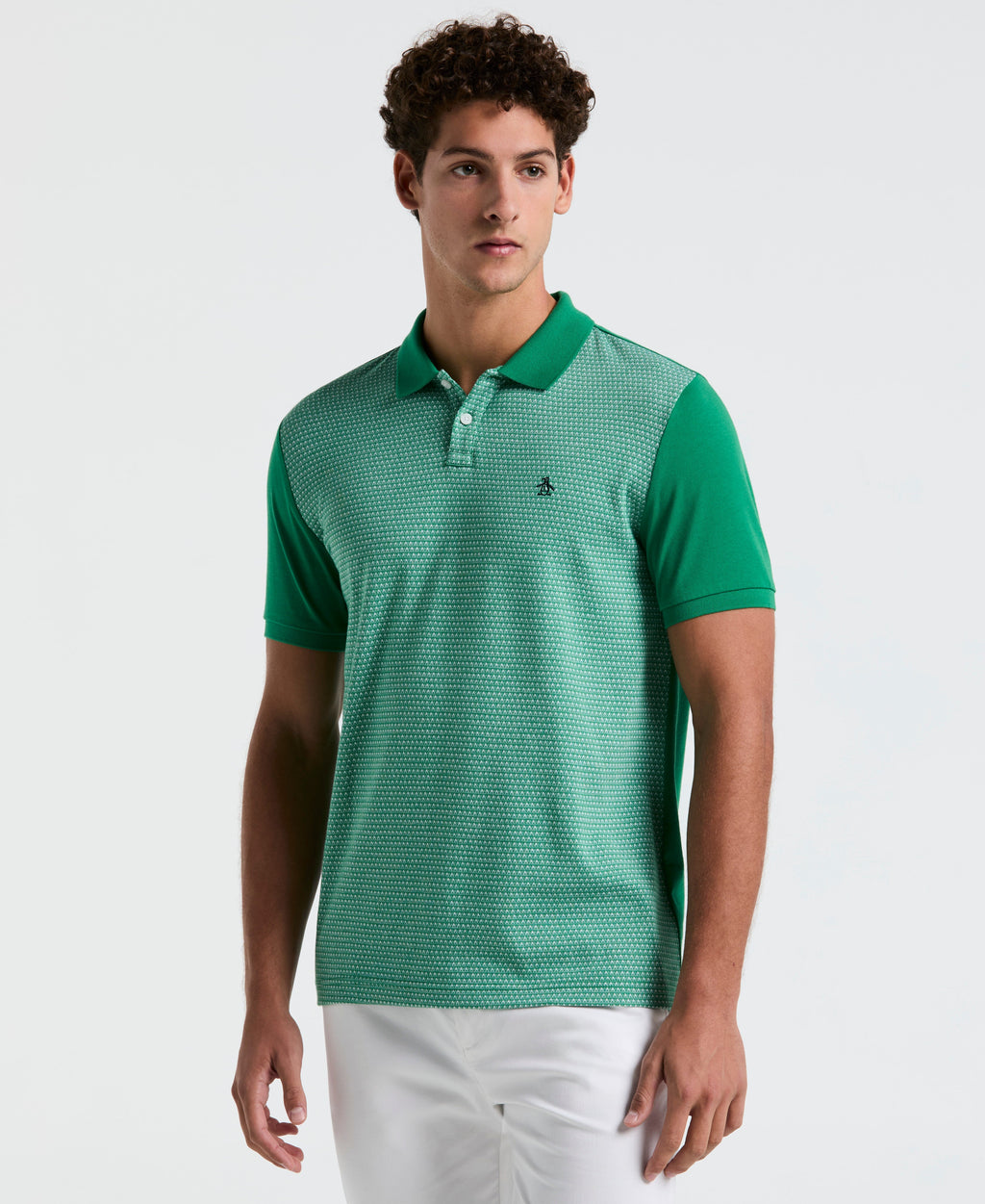Jacquard Mini Geo Jersey Polo