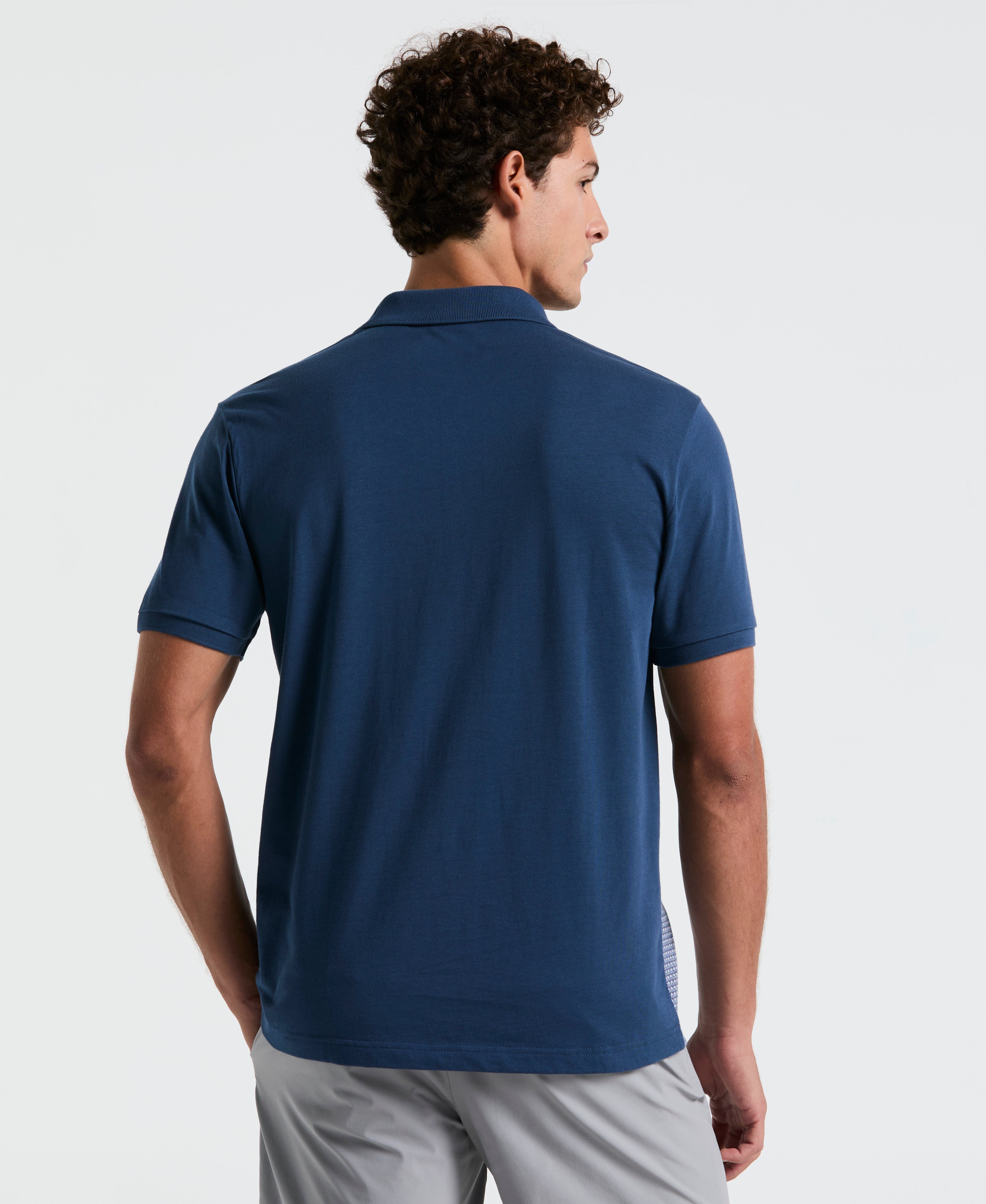 Jacquard Mini Geo Jersey Polo