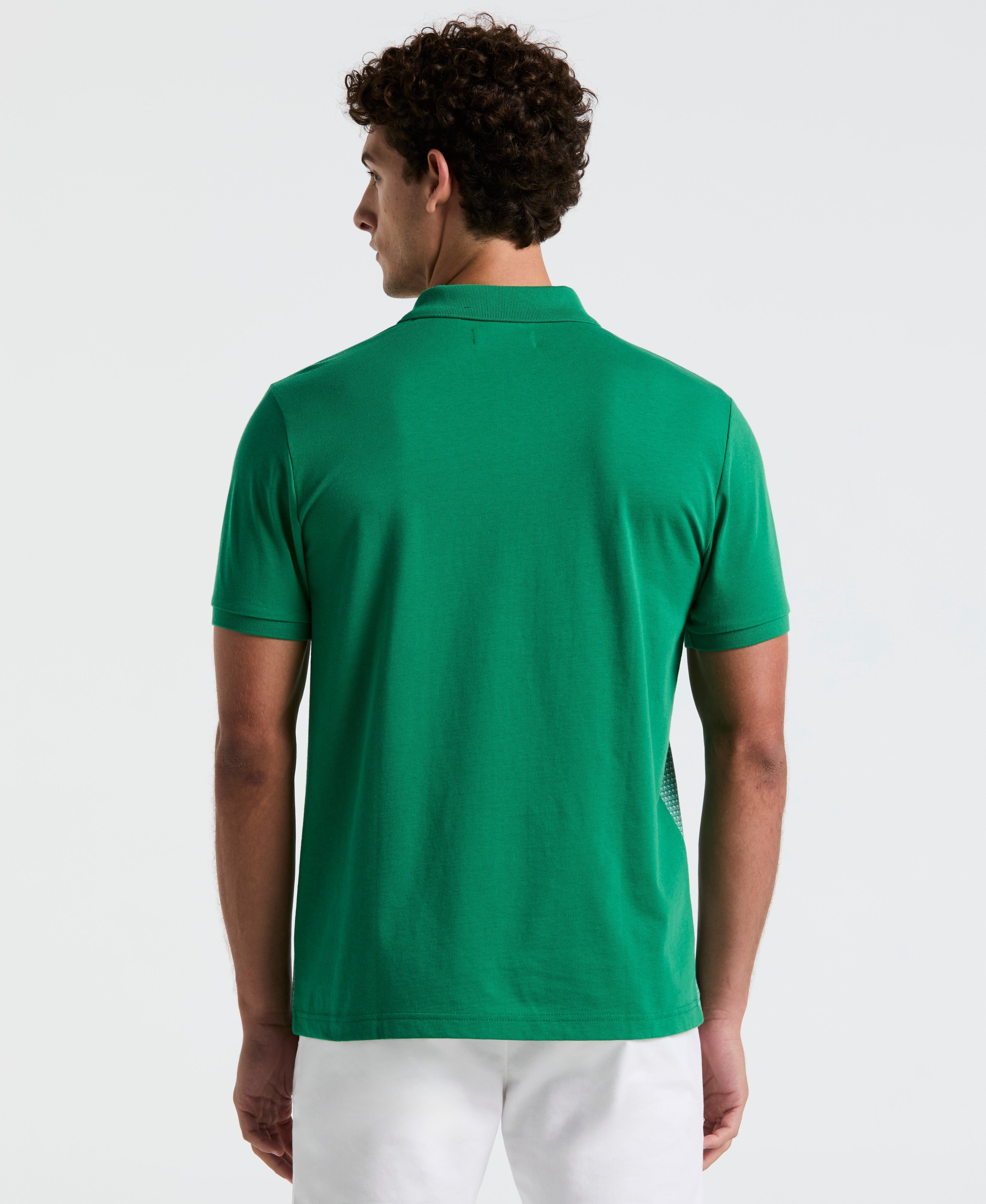 Jacquard Mini Geo Jersey Polo