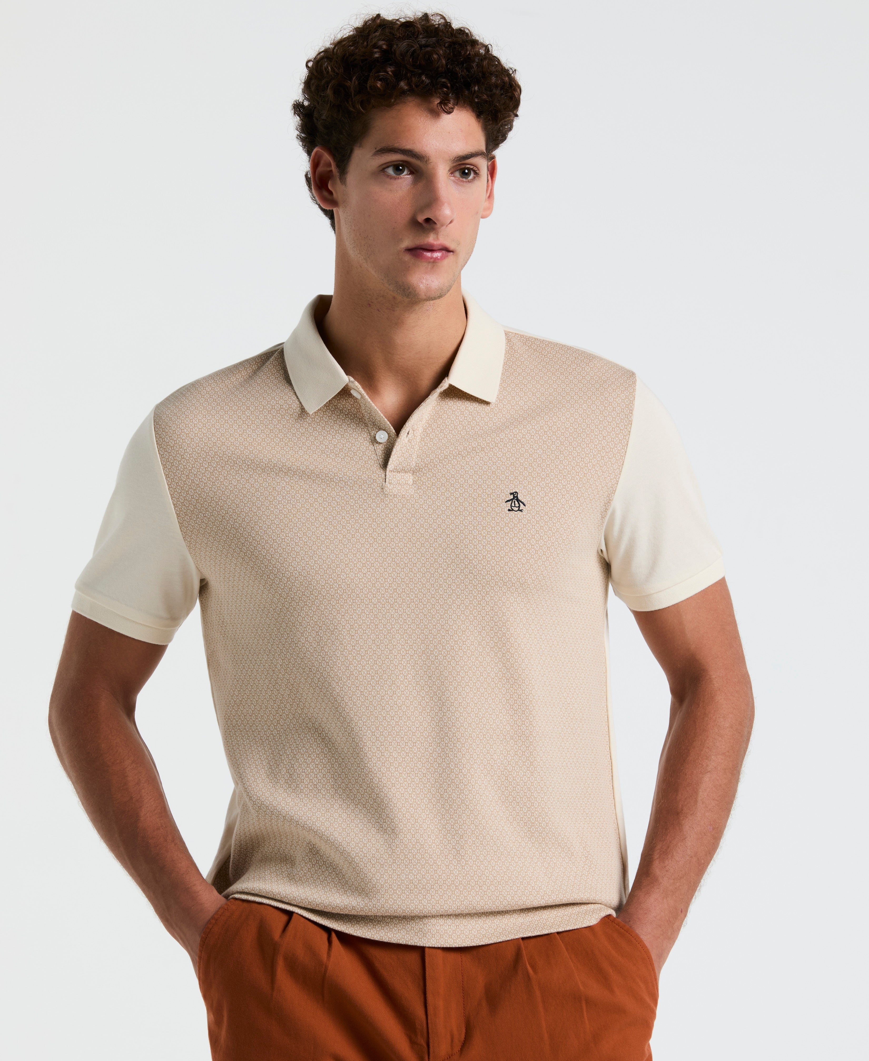 Jacquard Mini Tile  Polo