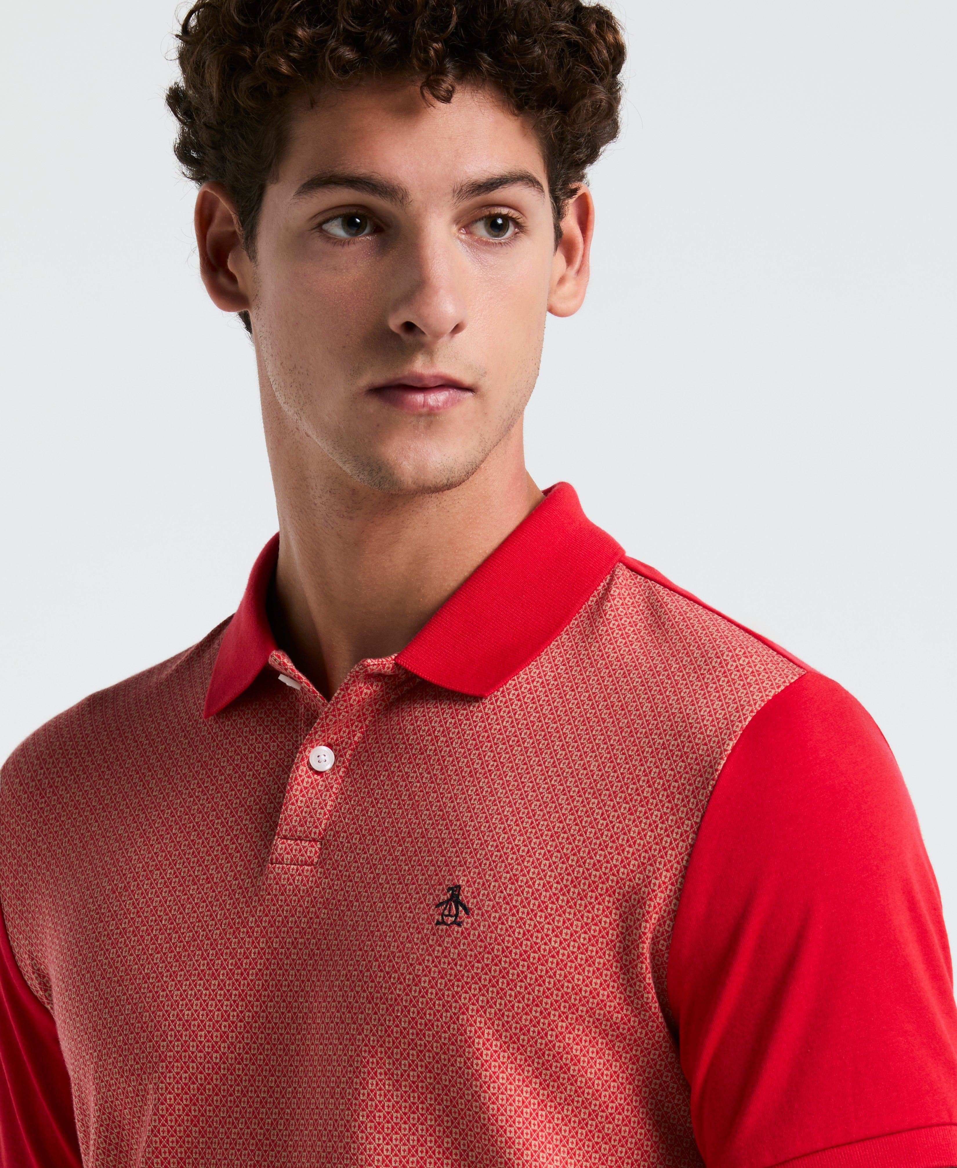 Jacquard Mini Tile  Polo