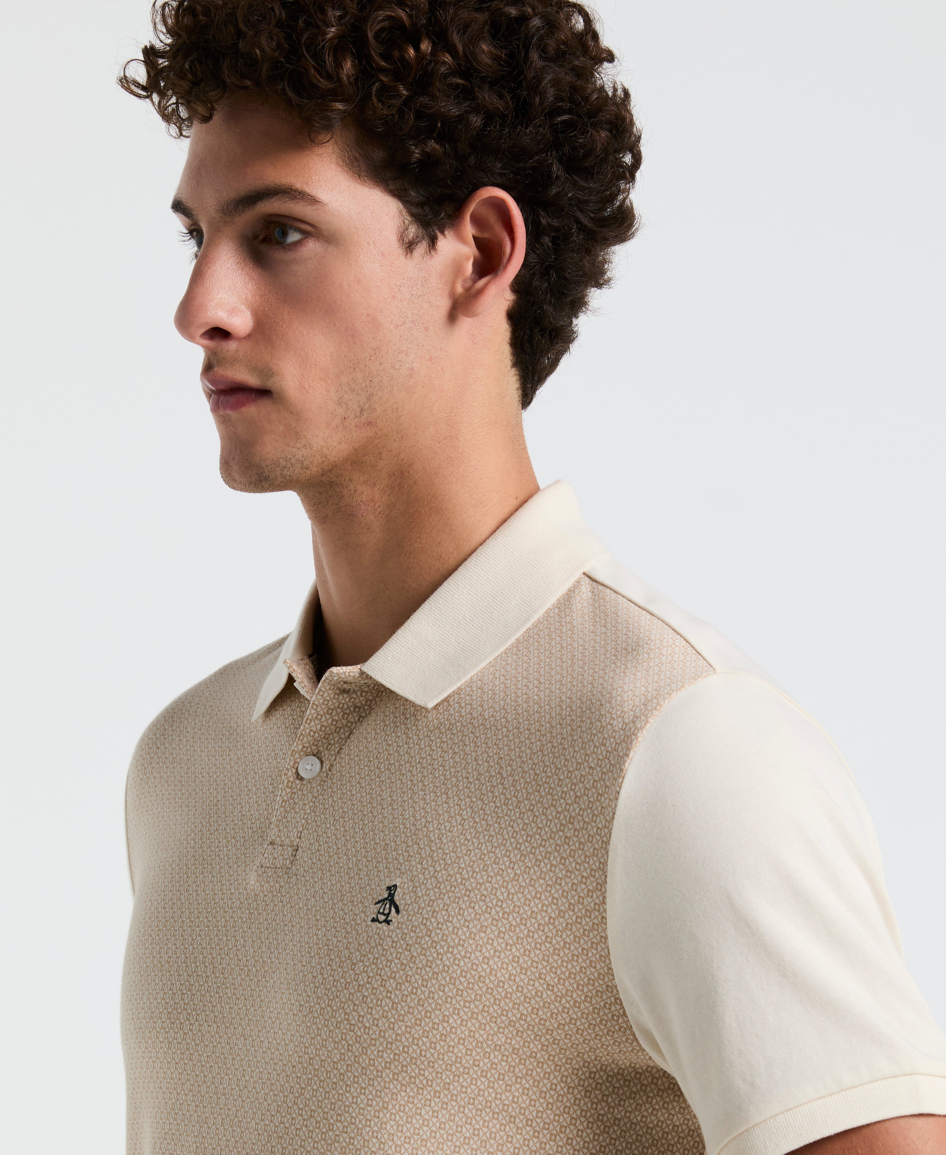 Jacquard Mini Tile  Polo
