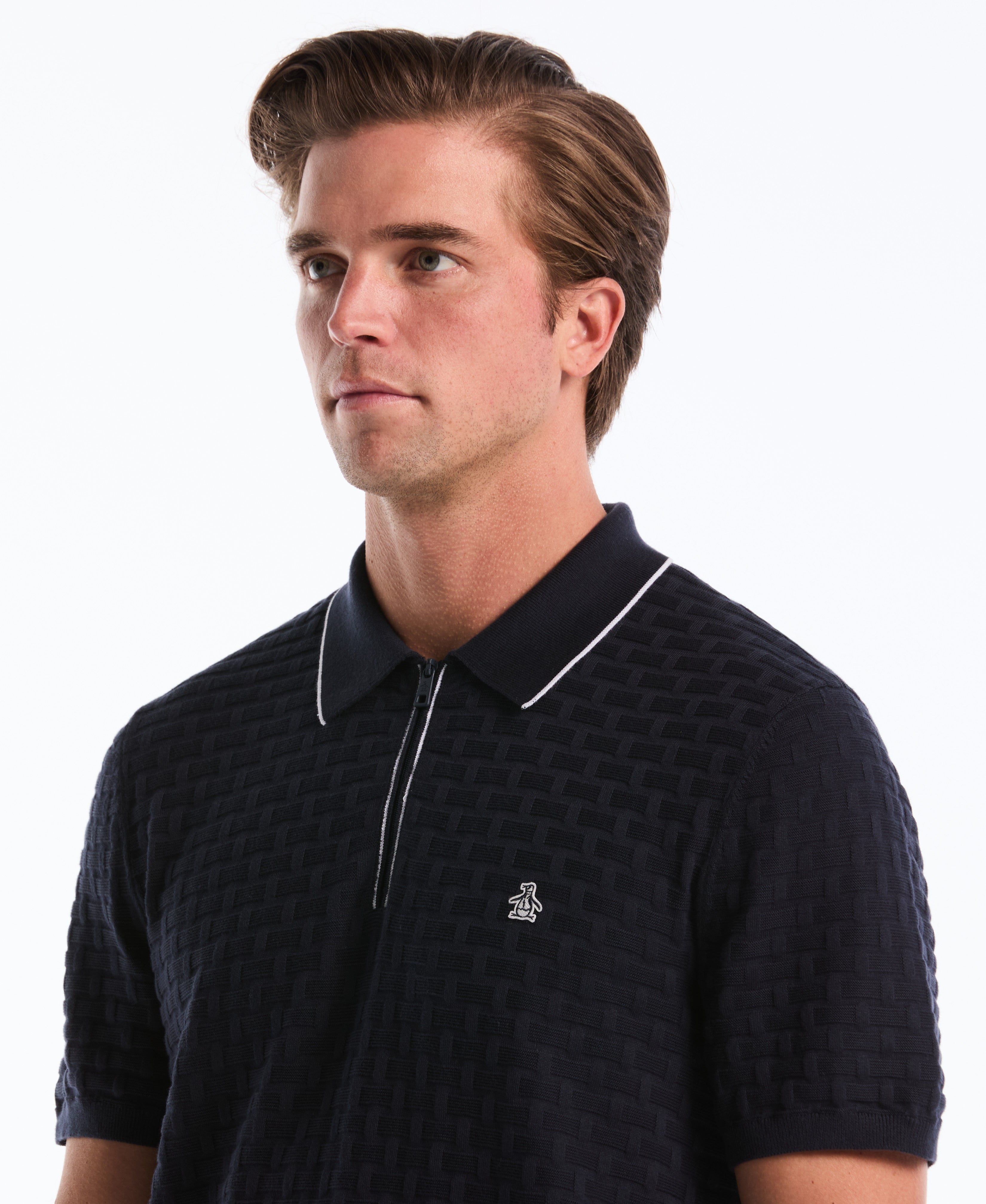 Links Quarter Zip Sweater Polo