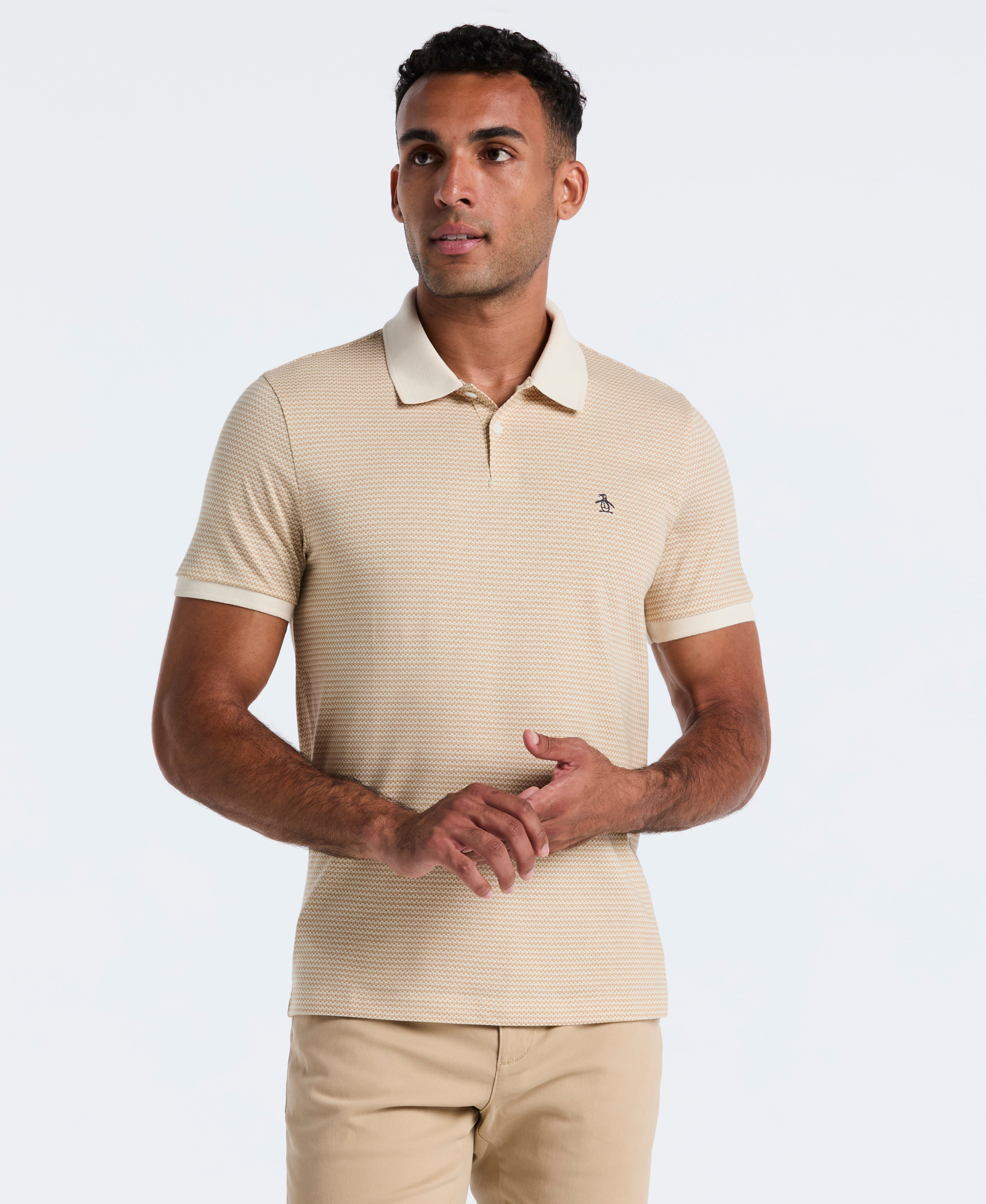 Mini Geo Jersey Polo