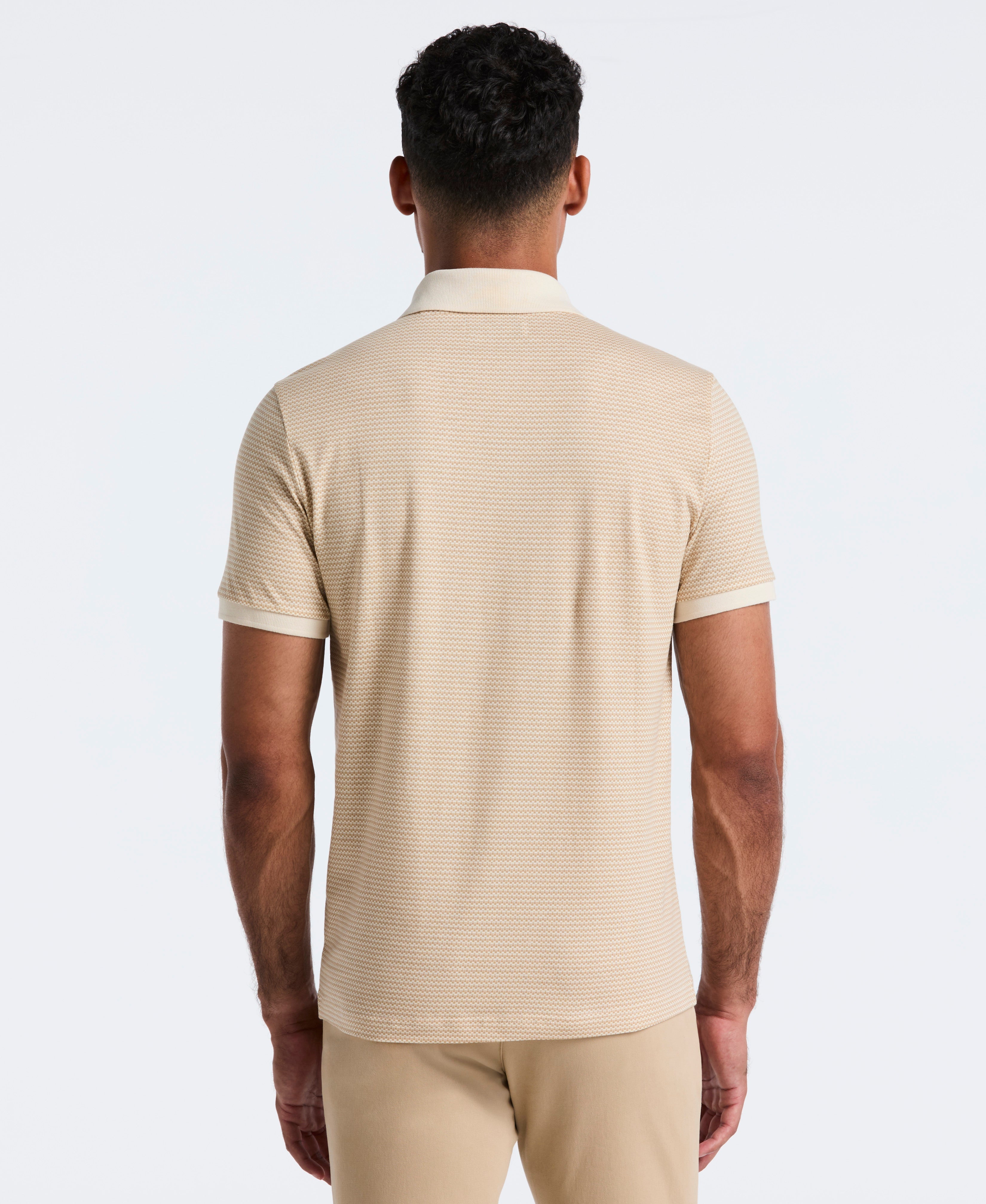 Mini Geo Jersey Polo