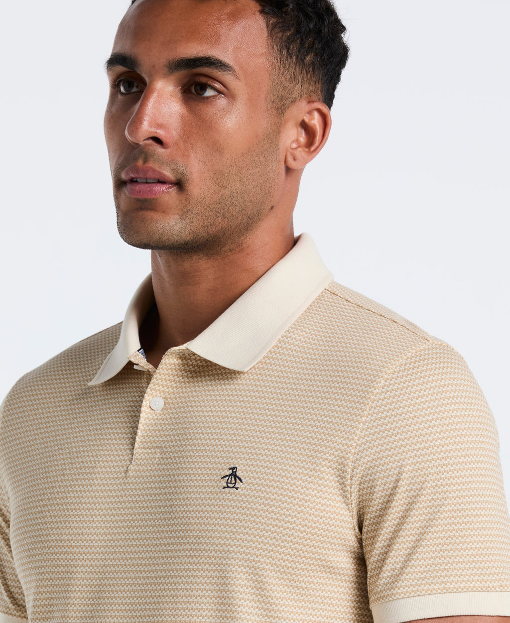 Mini Geo Jersey Polo