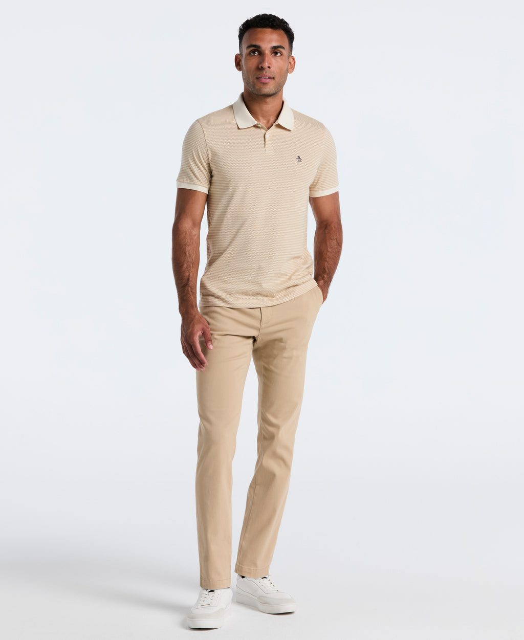 Mini Geo Jersey Polo