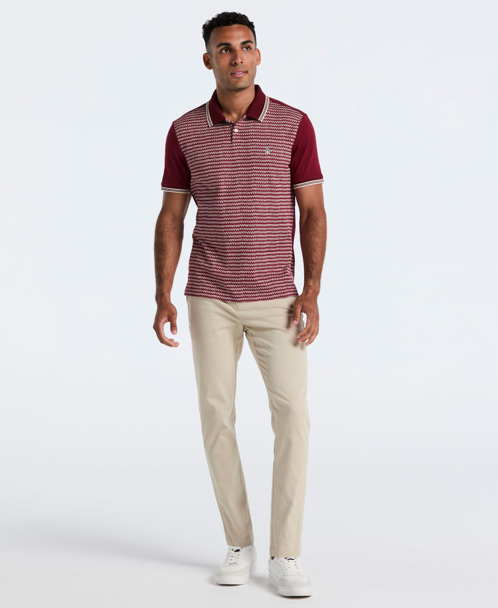 Mini Striped Jacquard Polo