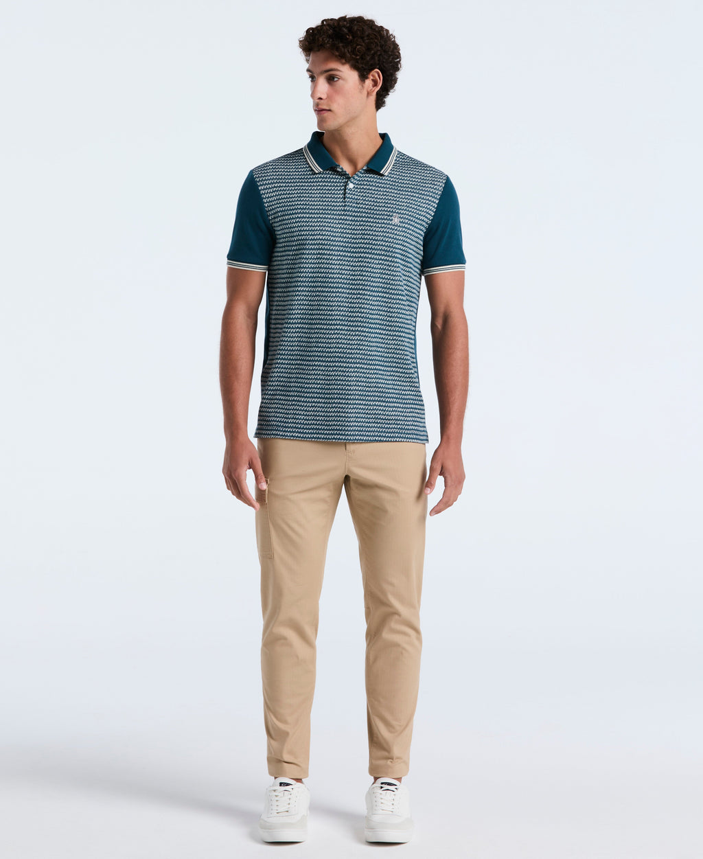 Mini Striped Jacquard Polo