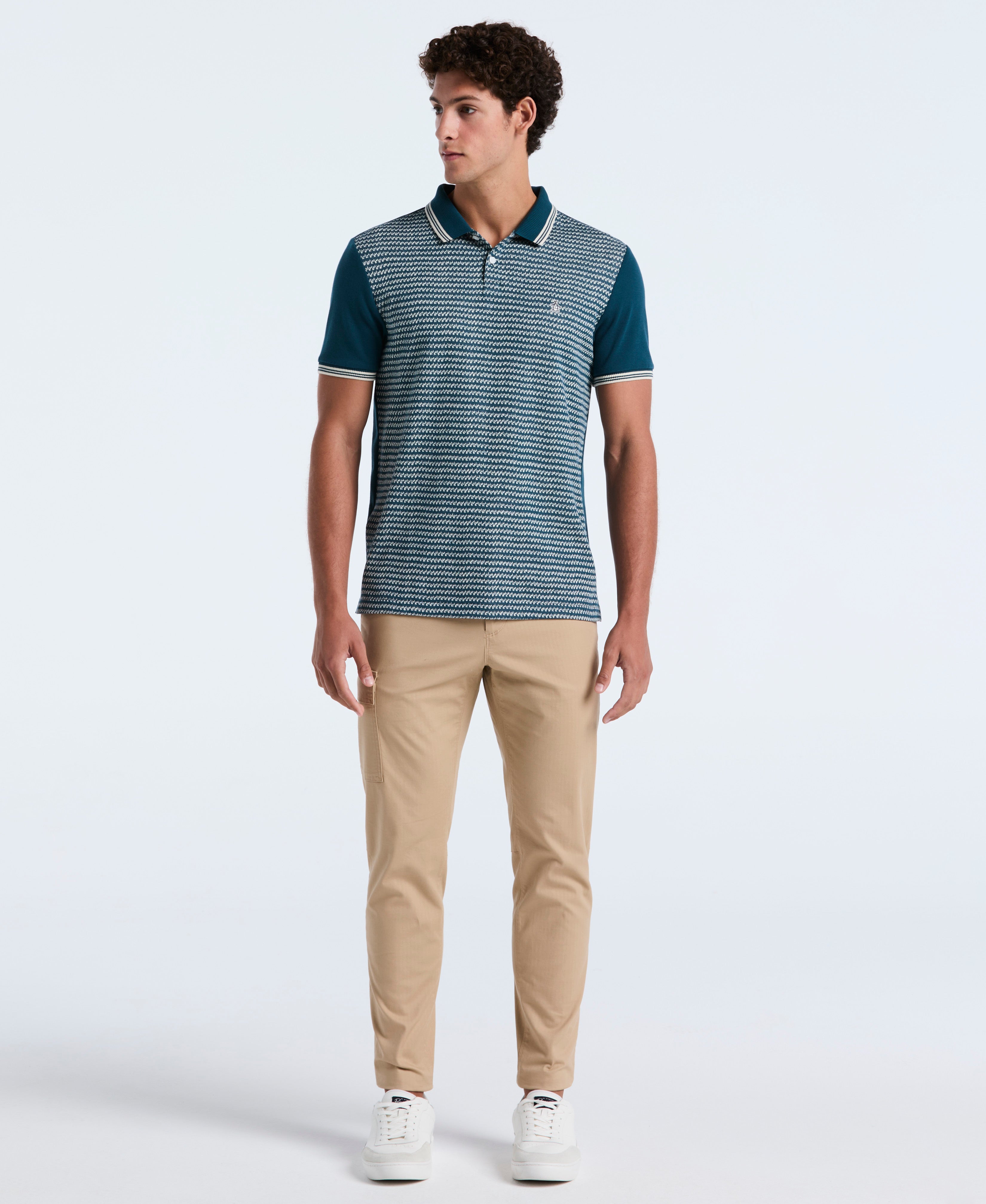 Mini Striped Jacquard Polo