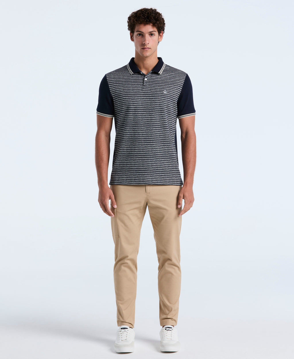 Mini Striped Jacquard Polo